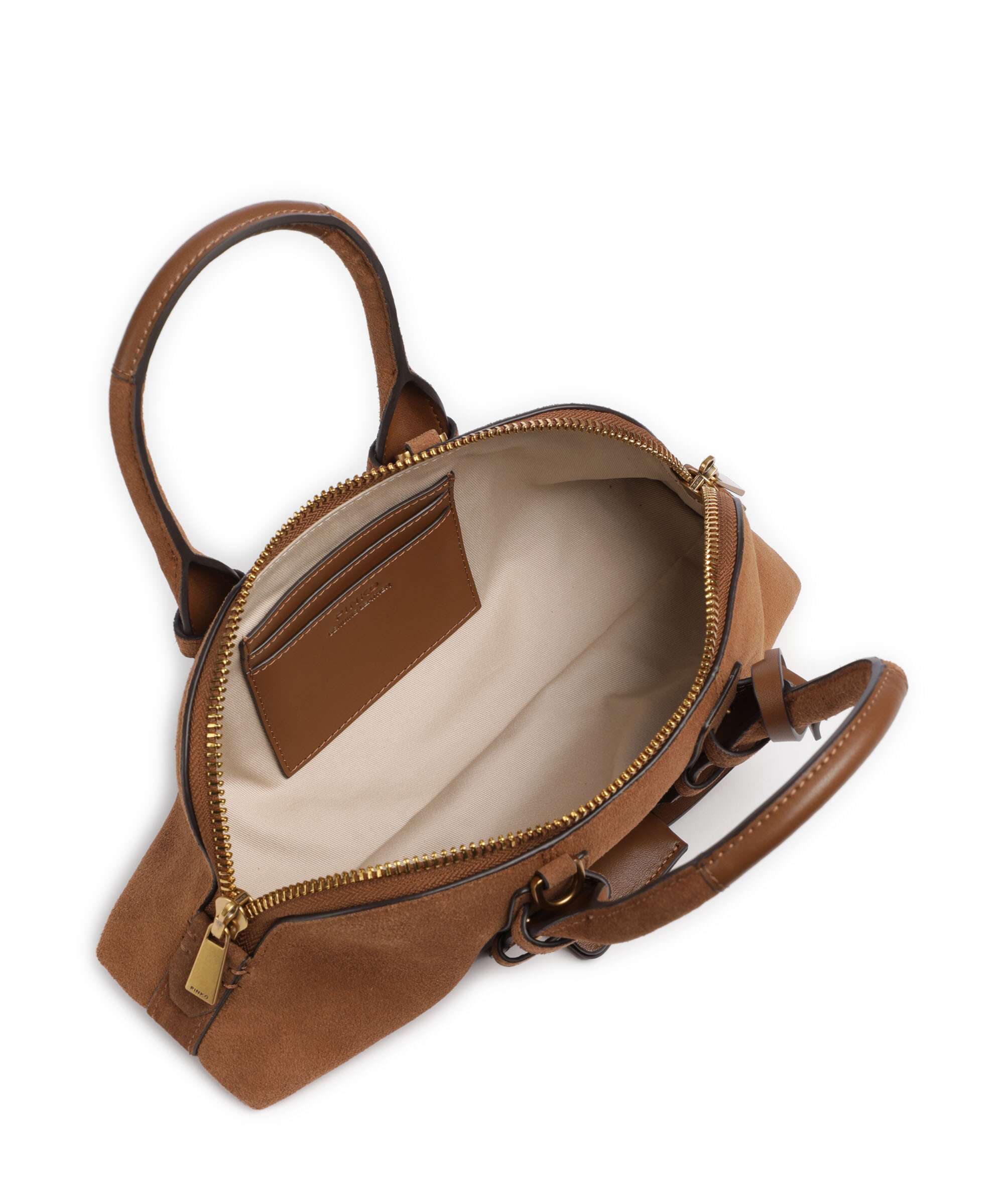 Pinko Bowling Horizontal Sac à main marrone/leone/antique gold - Image 6