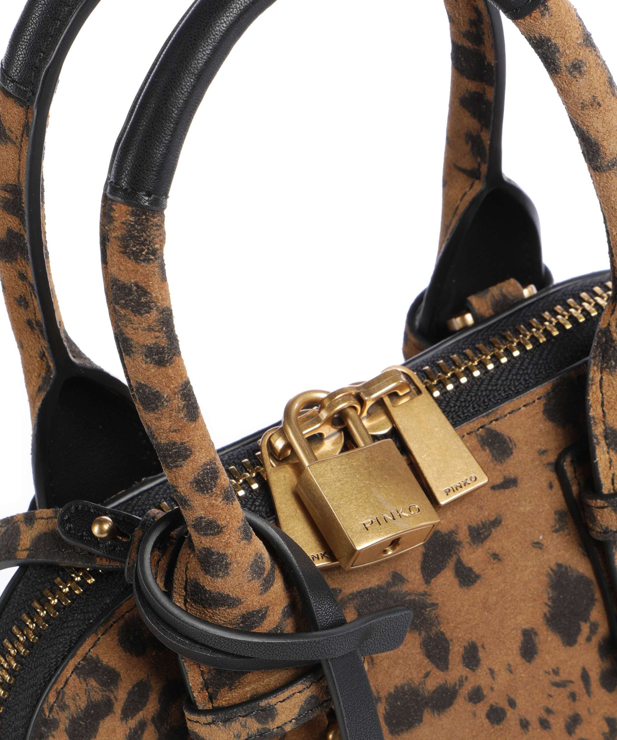 Pinko Bowling Mini Sac à main maculato/marrone/antique gold - Image 4