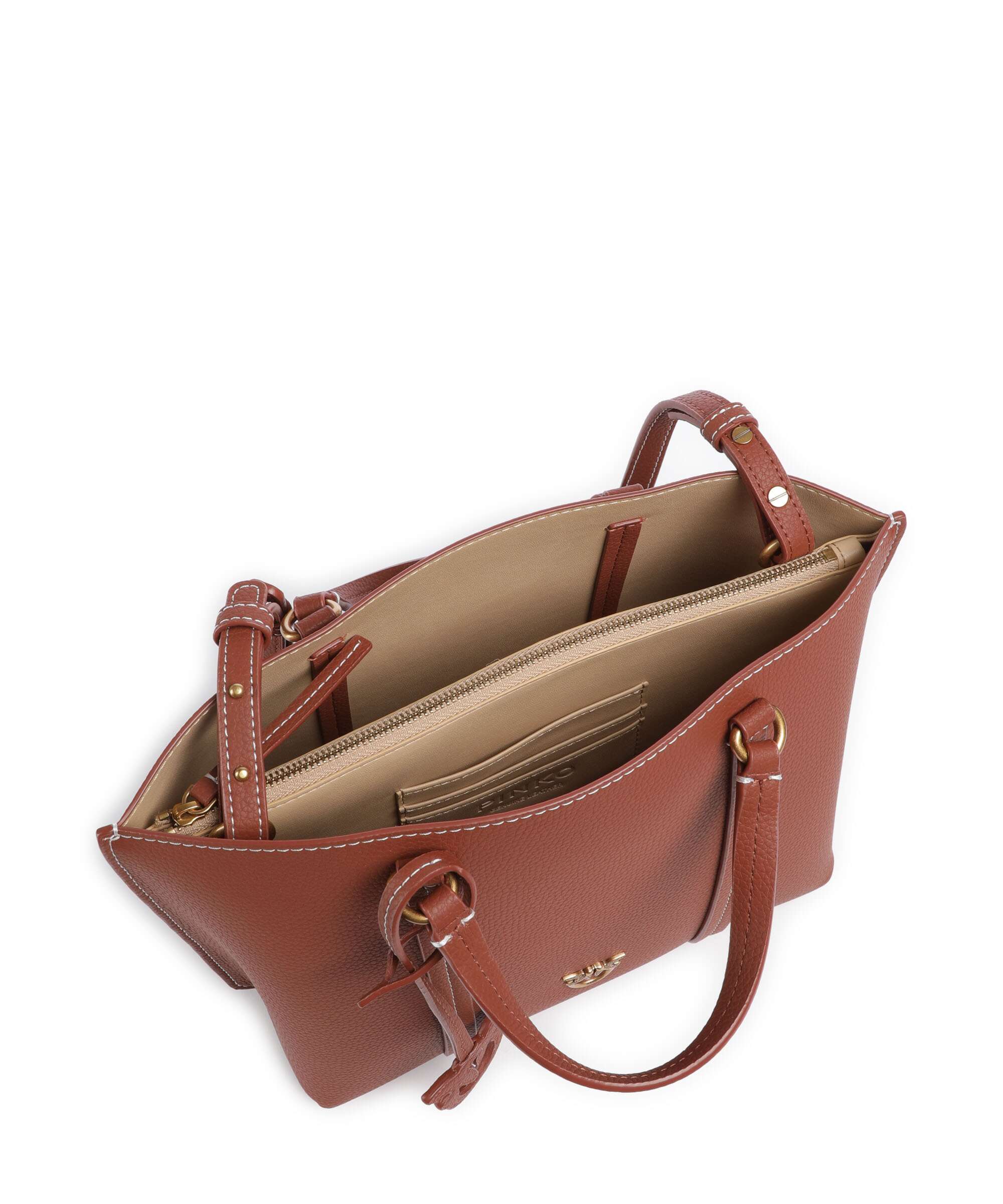 Pinko Carrie Classic Sac à main arabo/antique gold - Image 6