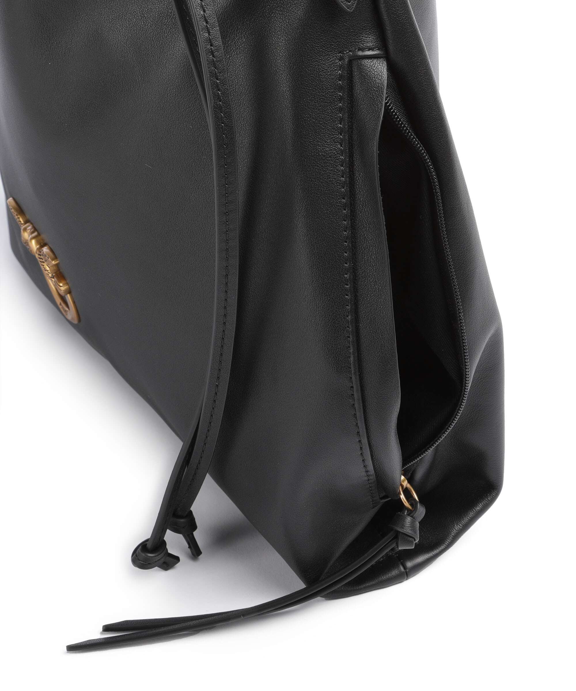 Pinko Classic Slouchy Sac seau nero/antique gold - Image 4