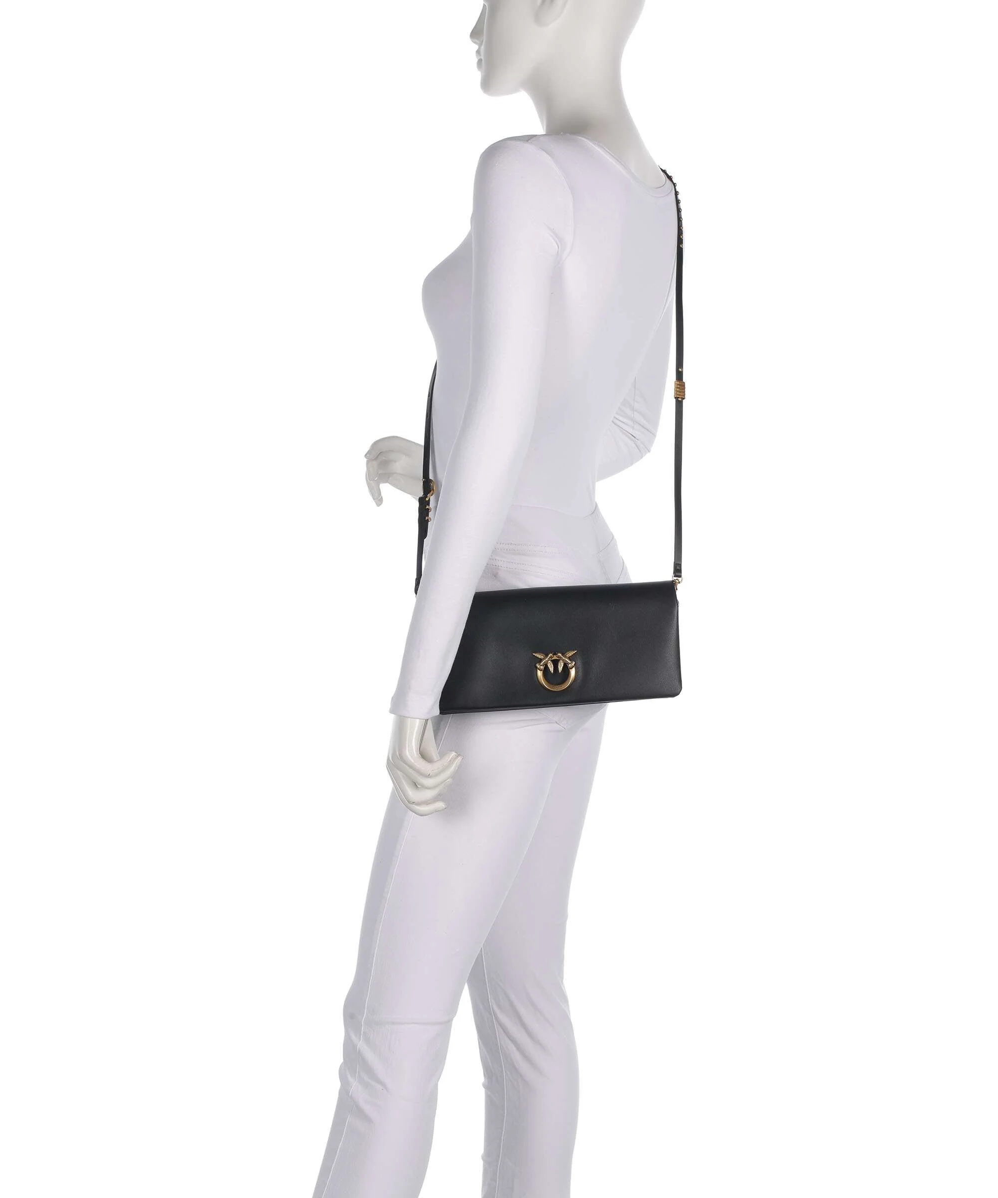 Pinko Click Soft Classic Sac bandoulière nero/antique gold - Image 3