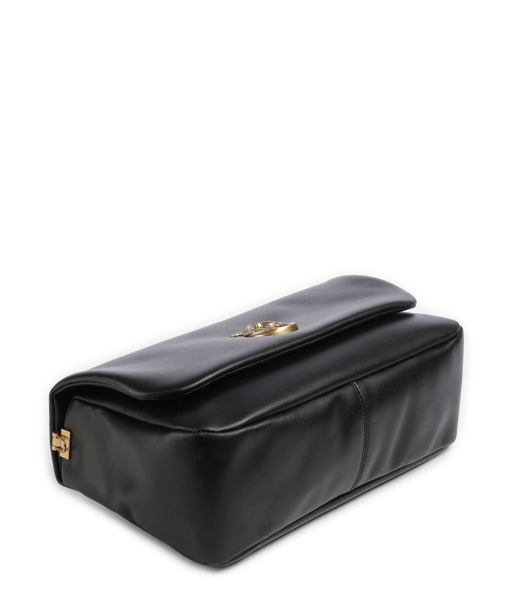Pinko Click Soft Horizontal Sac porté épaule nero/antique gold - Image 4