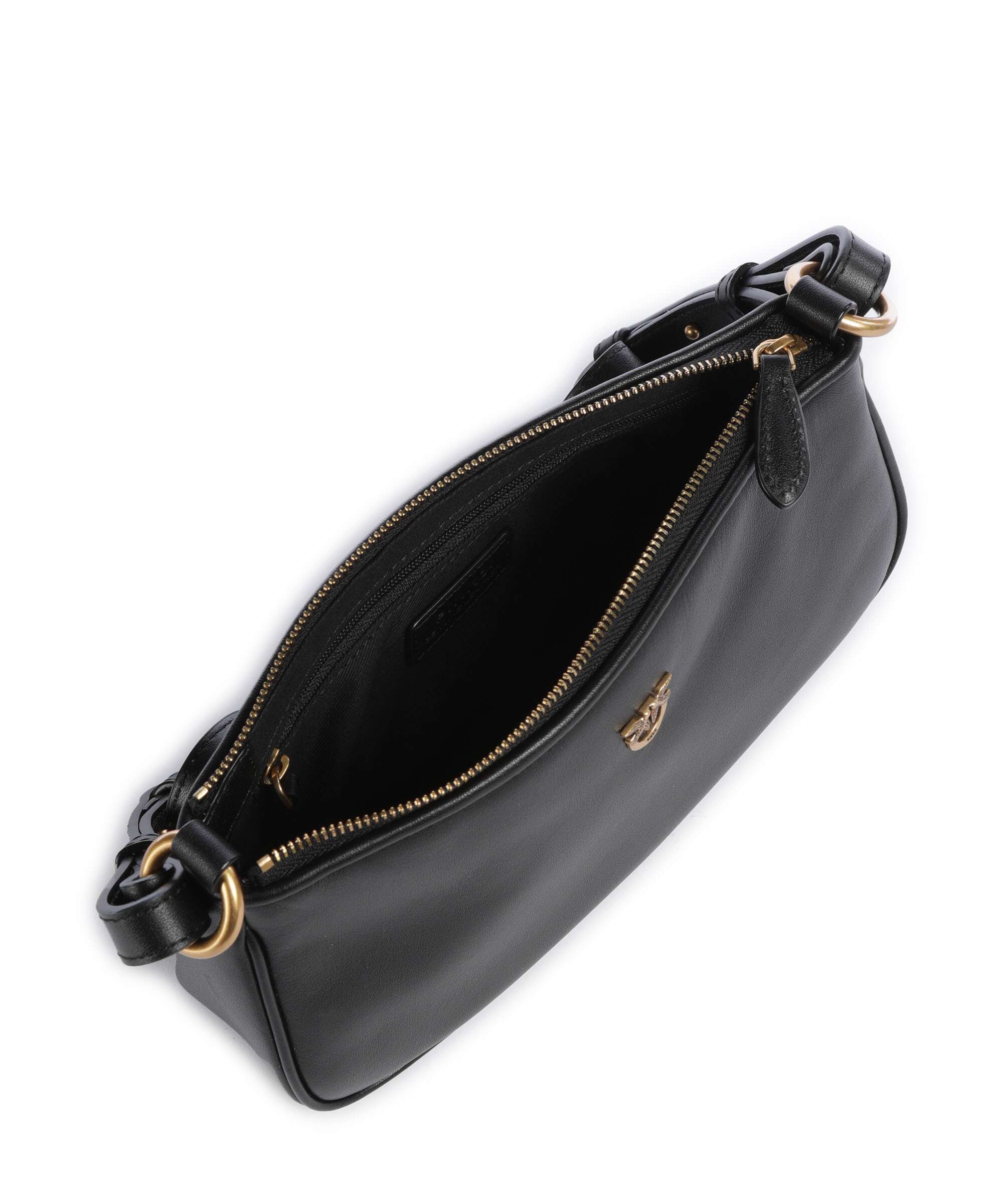Pinko Half Moon Mini Sac bandoulière nero/antique gold - Image 5