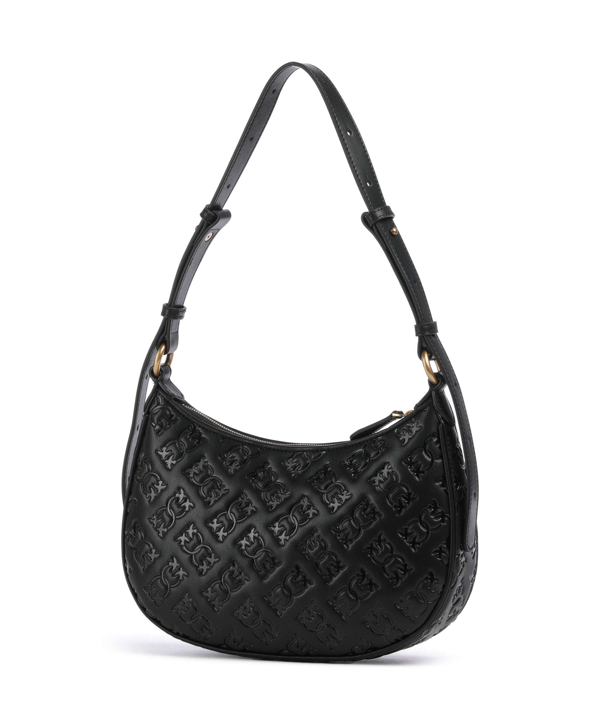 Pinko Half Moon Mini Sac porté épaule nero/antique gold - Image 2