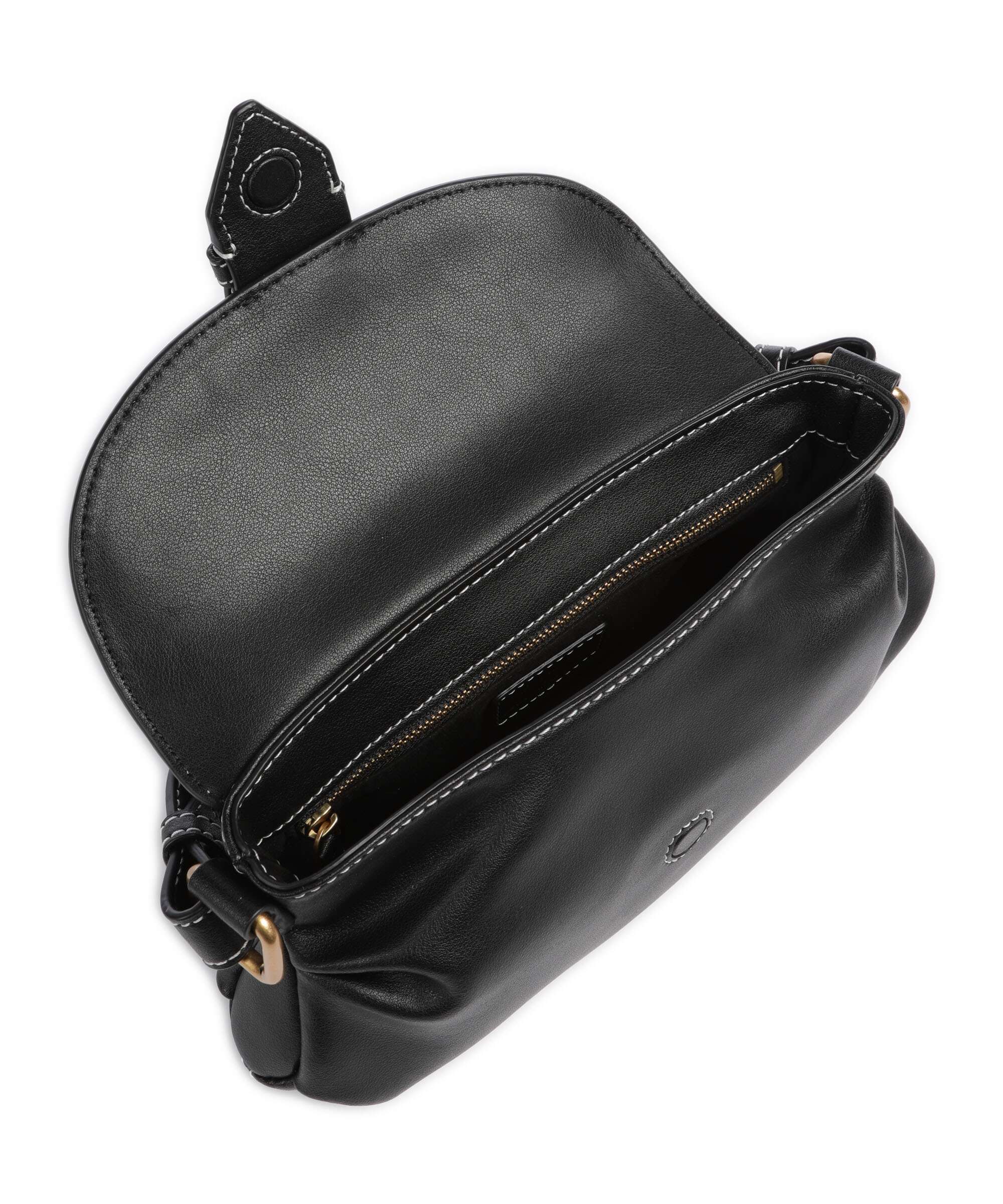 Pinko Jolene Mini Sac porté épaule nero/antique gold - Image 6