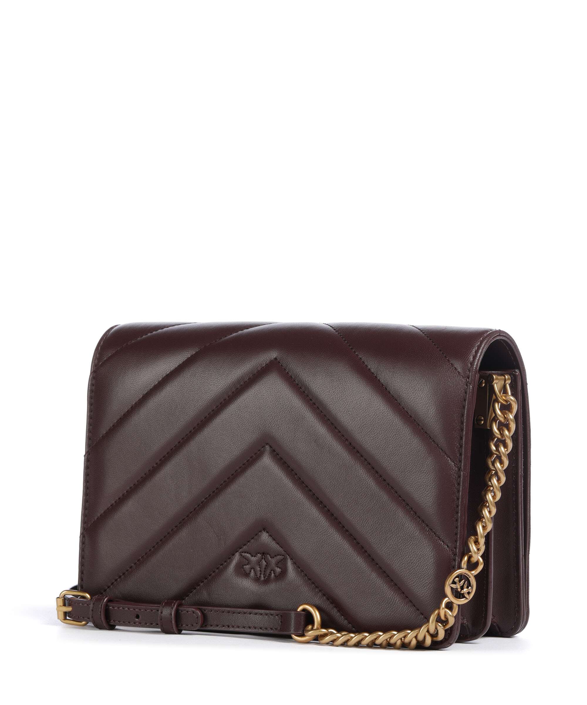 Pinko Love Click Classic Sac bandoulière uva di catawba/antique gold - Image 2