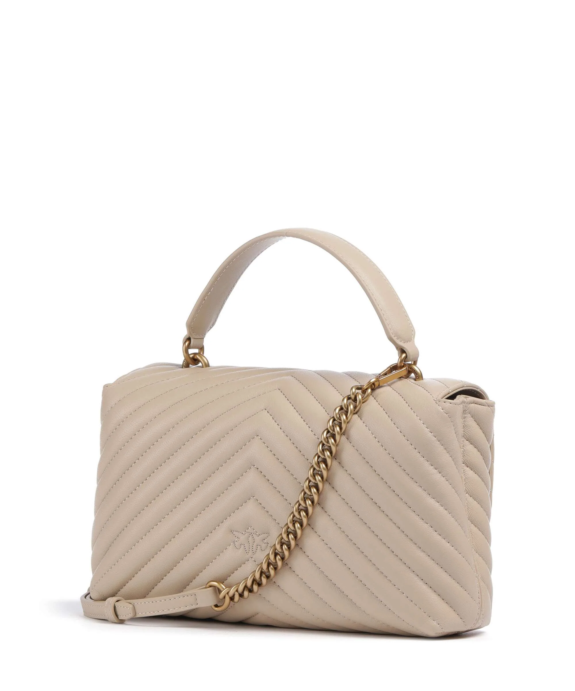 Pinko Love Lady Puff Classic Sac à main beige/grigio fumo/antique gold - Image 2