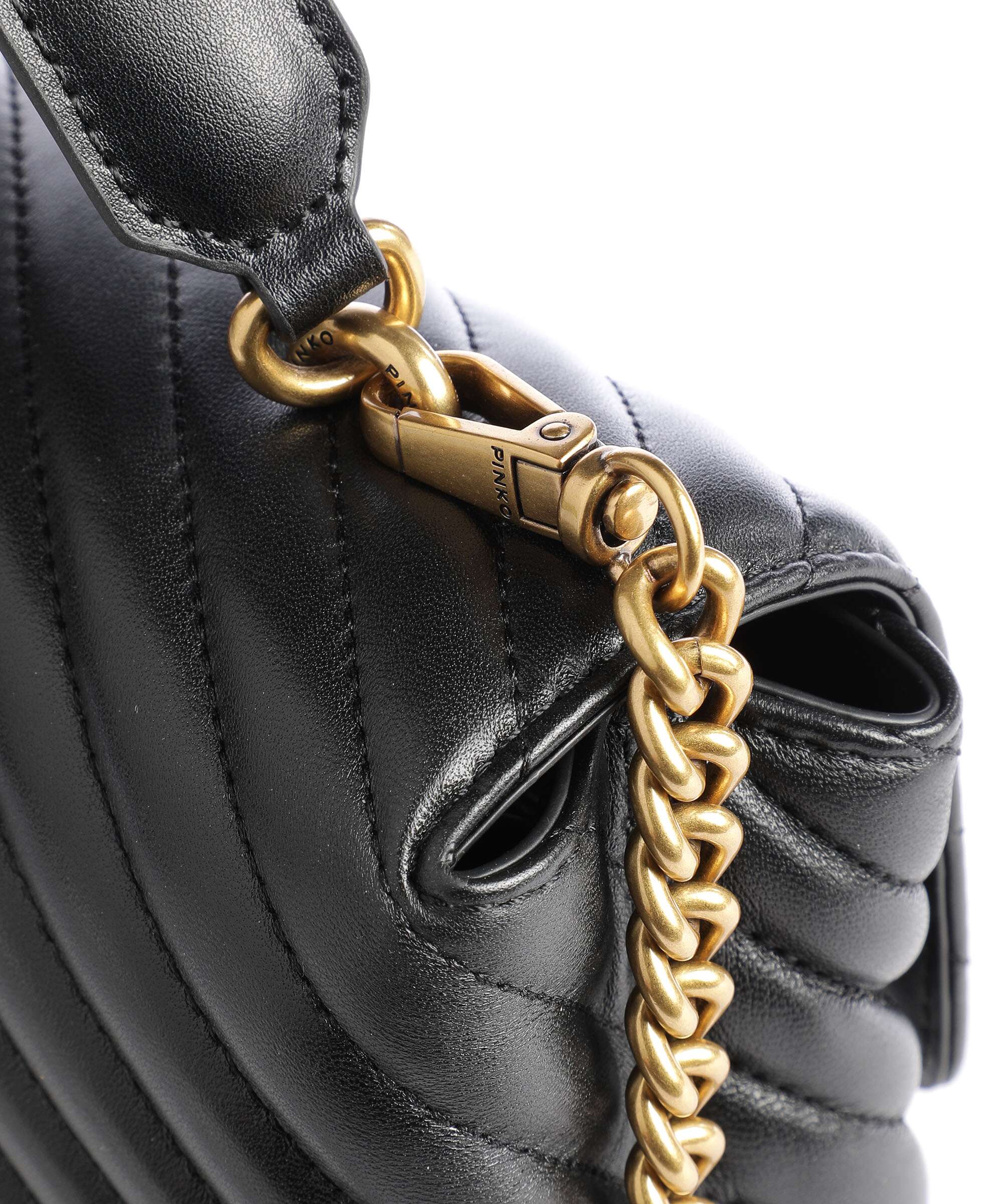 Pinko Love Lady Puff Classic Sac à main nero/antique gold - Image 4