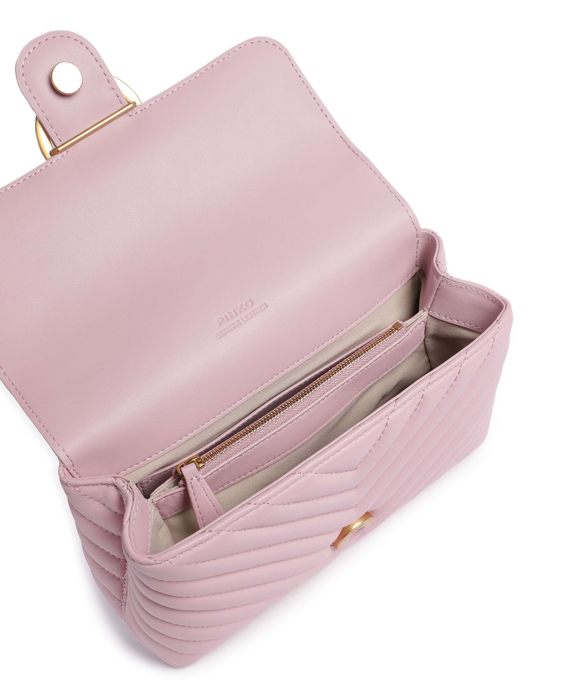 Pinko Love Lady Puff Mini Sac à main rosa chiaro/antique gold - Image 6