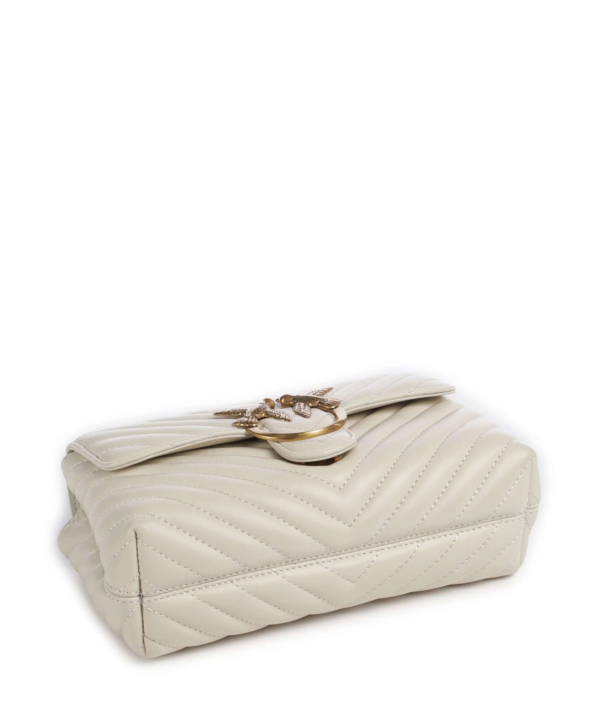 Pinko Love Lady Puff Mini Sac à main bianco seta/antique gold - Image 5