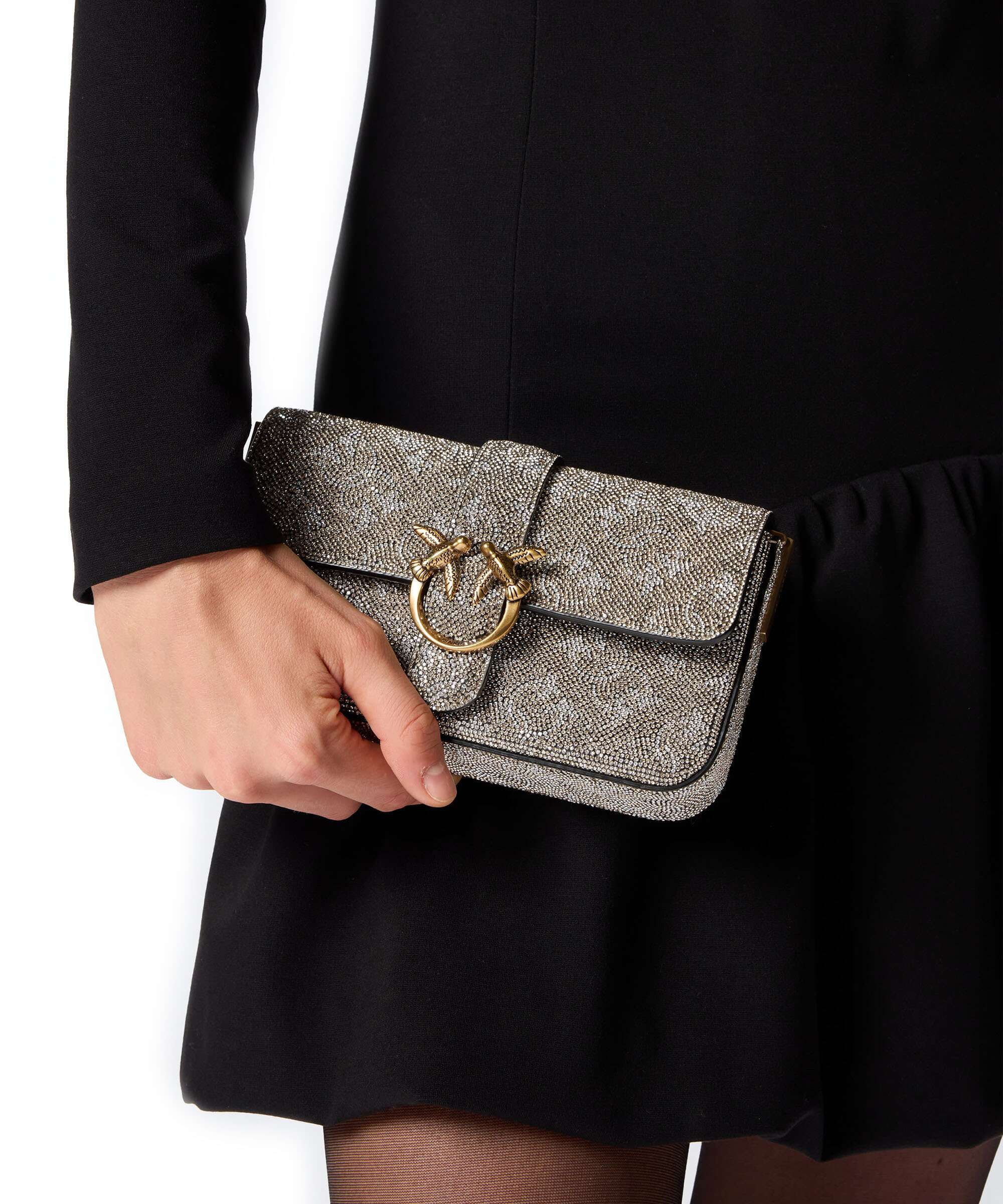 Pinko Love One Baby Slouchy Sac bandoulière oro/antique gold - Image 3