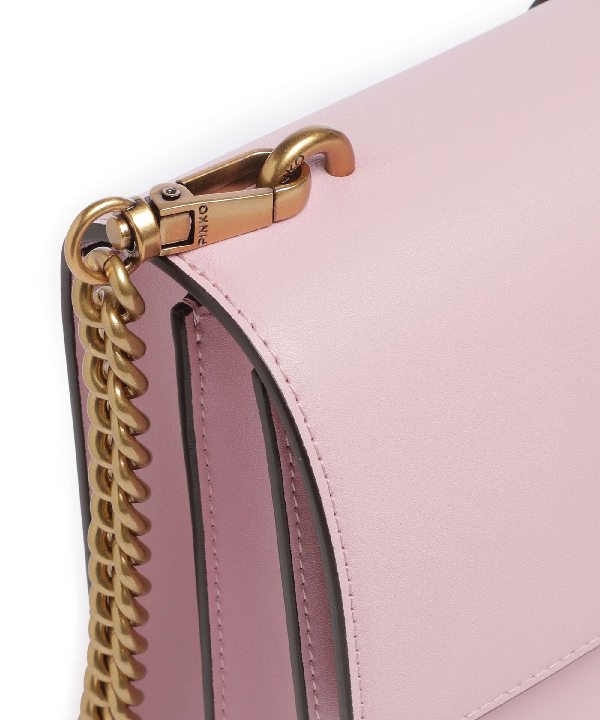Pinko Love One Classic Sac bandoulière rosa chiaro/antique gold - Image 4