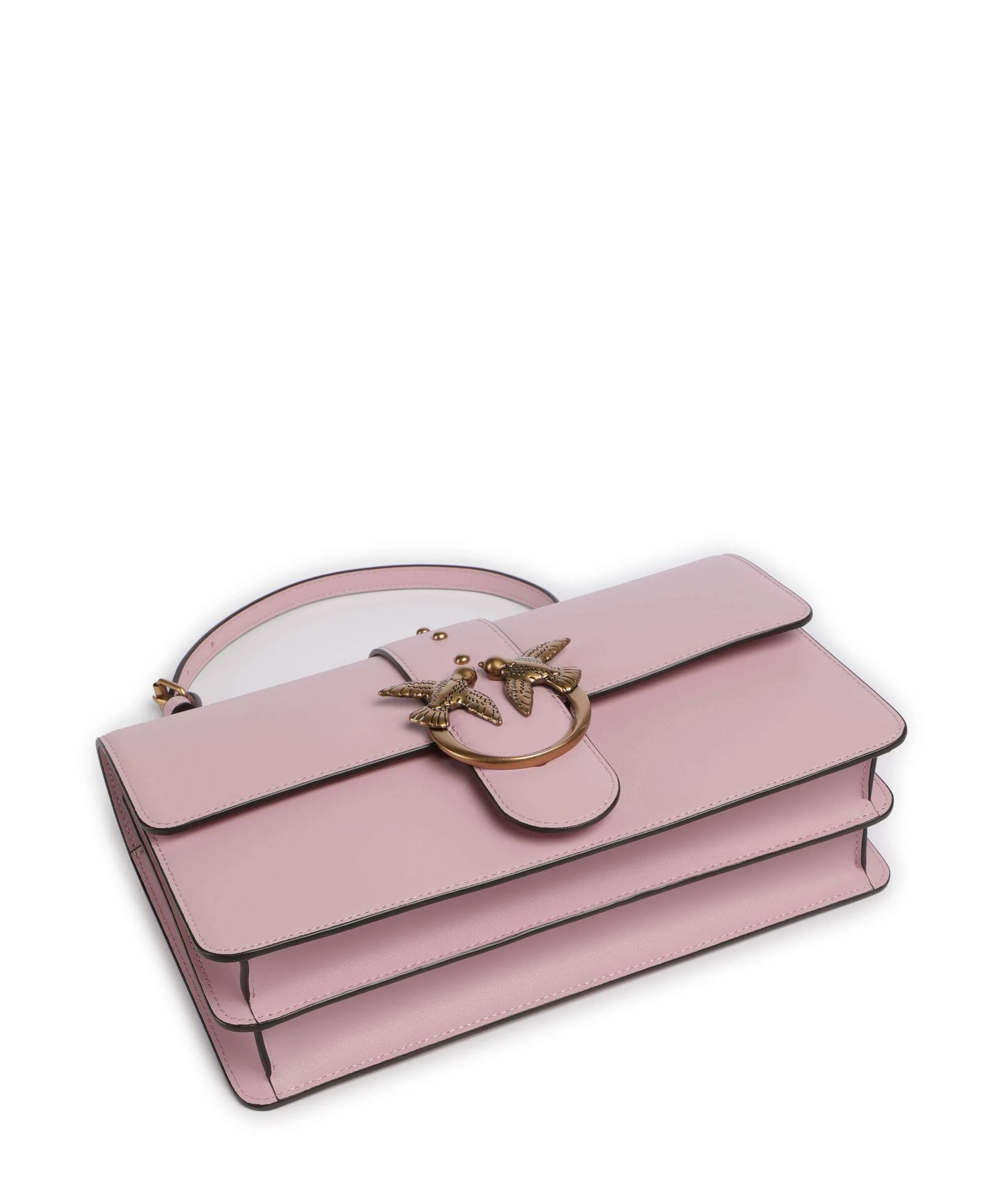Pinko Love One Classic Sac bandoulière rosa chiaro/antique gold - Image 5