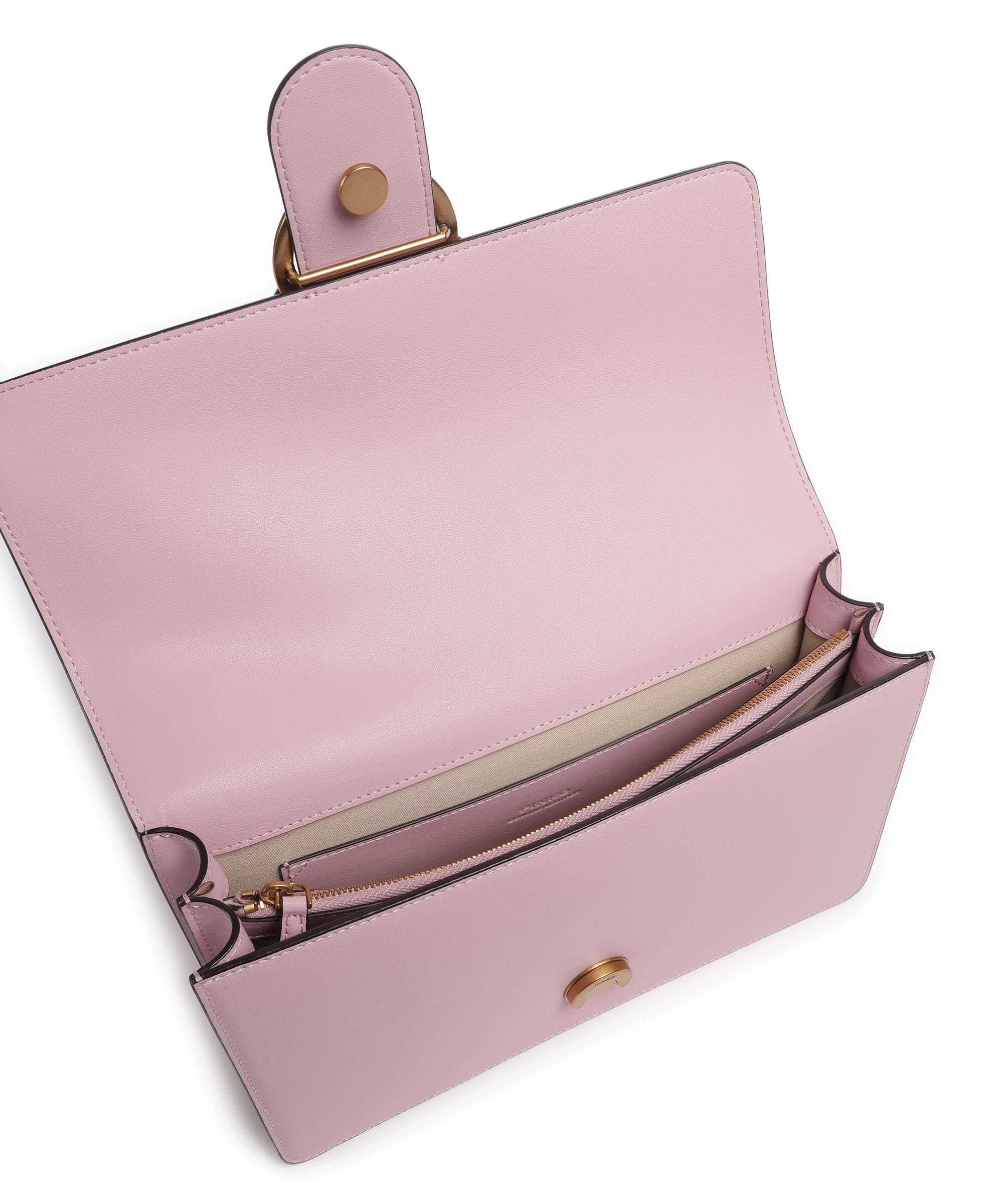 Pinko Love One Classic Sac bandoulière rosa chiaro/antique gold - Image 6