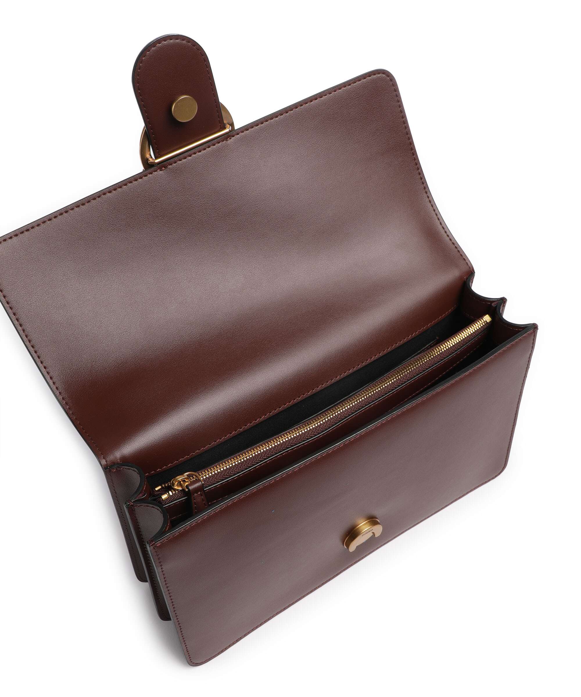 Pinko Love One Classic Sac bandoulière rosso vino/antique gold - Image 6