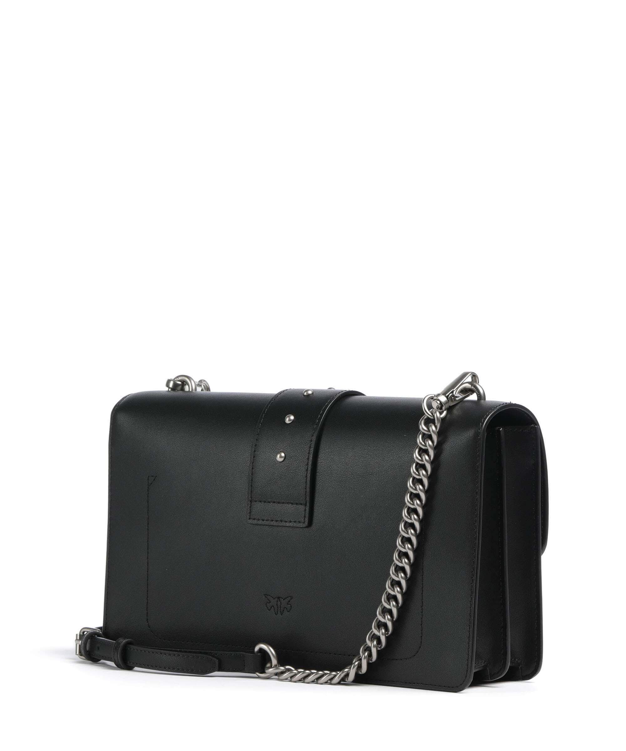 Pinko Love One Classic Sac bandoulière nero/old silver - Image 2