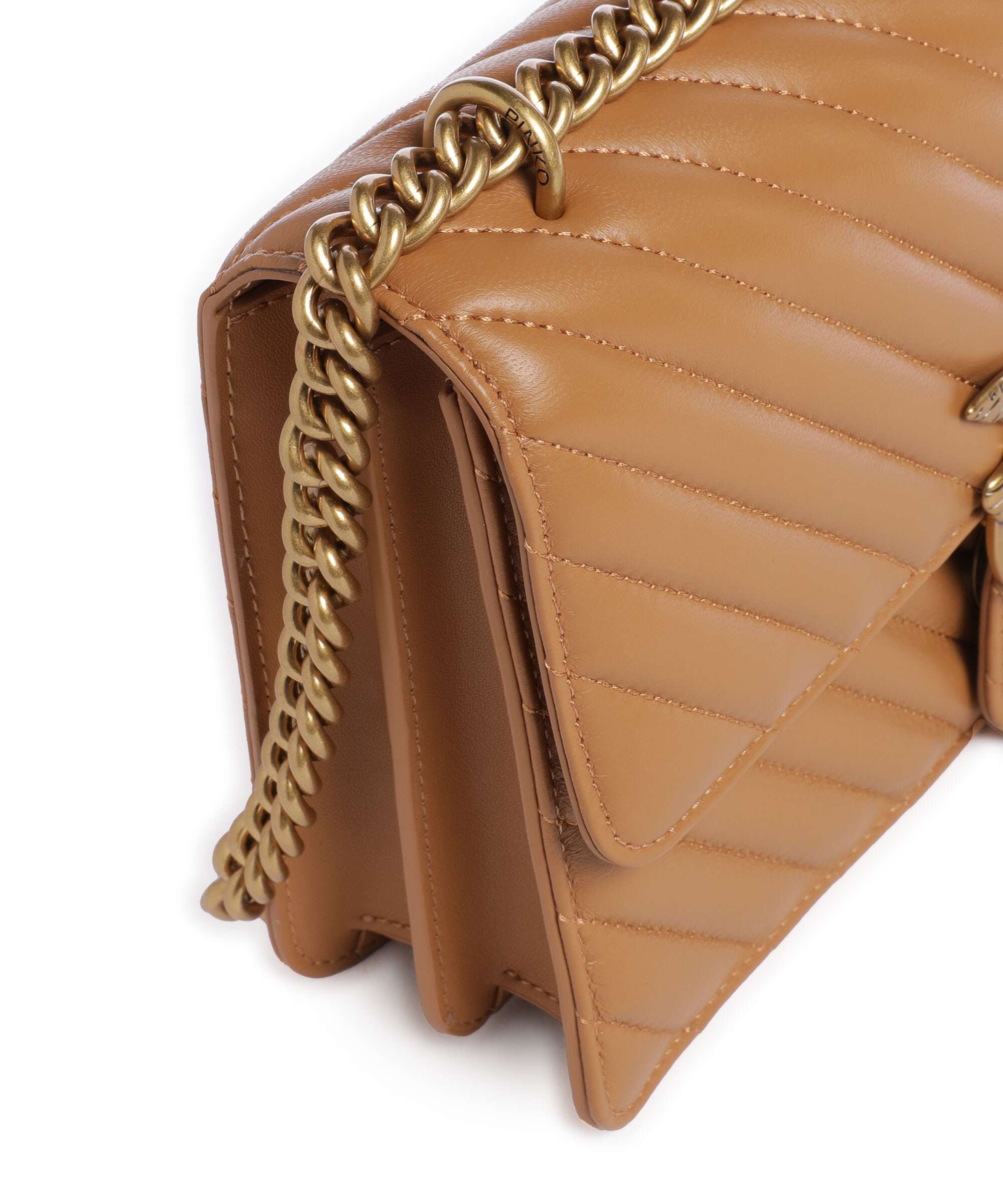 Pinko Love One Classic Sac porté épaule torrone/antique gold - Image 5