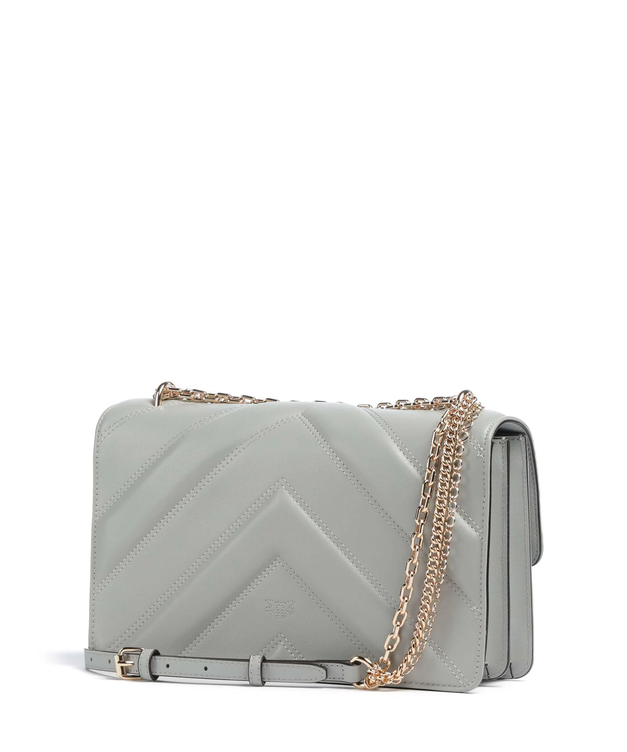 Pinko Love One Classic Sac porté épaule grigio perla/gold mordore - Image 2