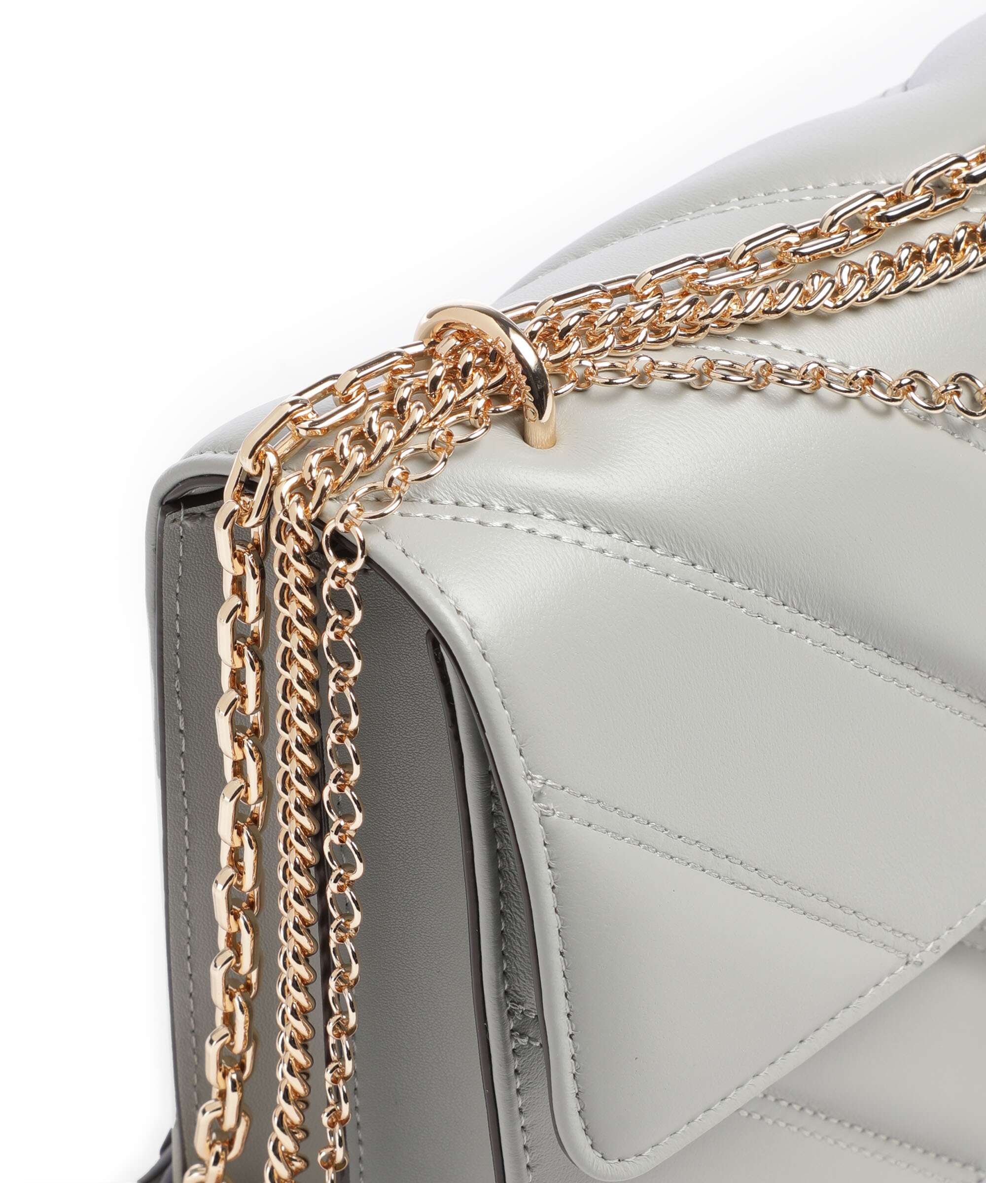 Pinko Love One Classic Sac porté épaule grigio perla/gold mordore - Image 5