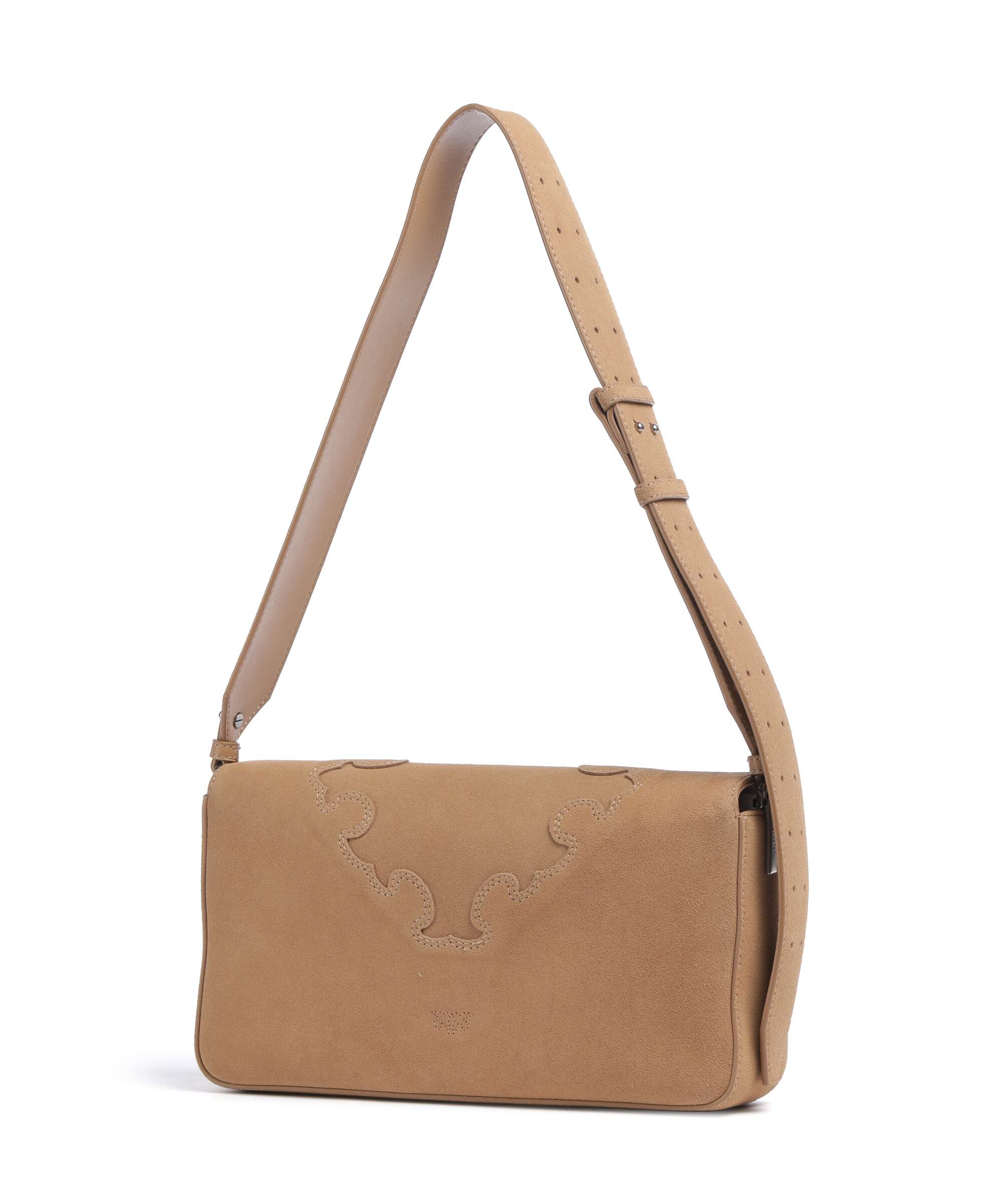 Pinko Love One Classic Slouchy Sac porté épaule beige/scoiattolo/old silver - Image 2