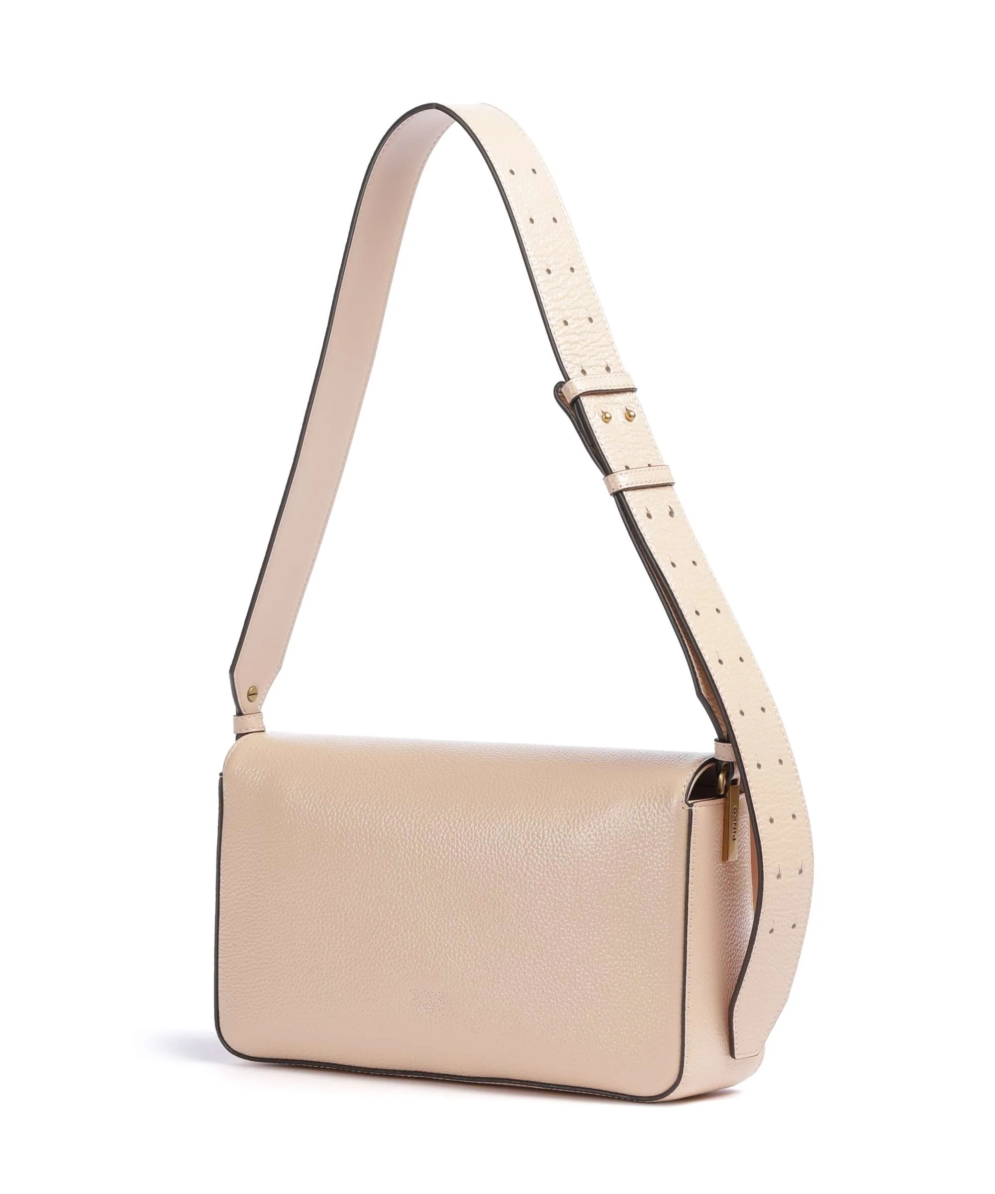 Pinko Love One Classic Slouchy Sac porté épaule light pink/antique gold - Image 2