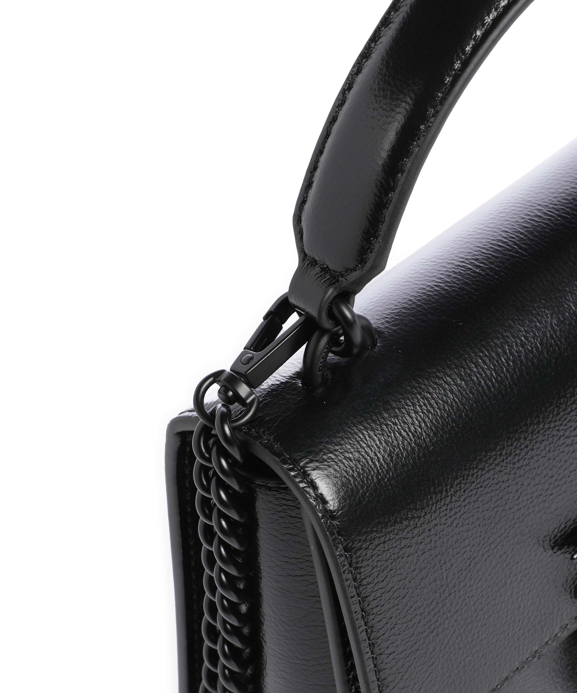 Pinko Love One Mini Sac à main nero limousine block color - Image 4