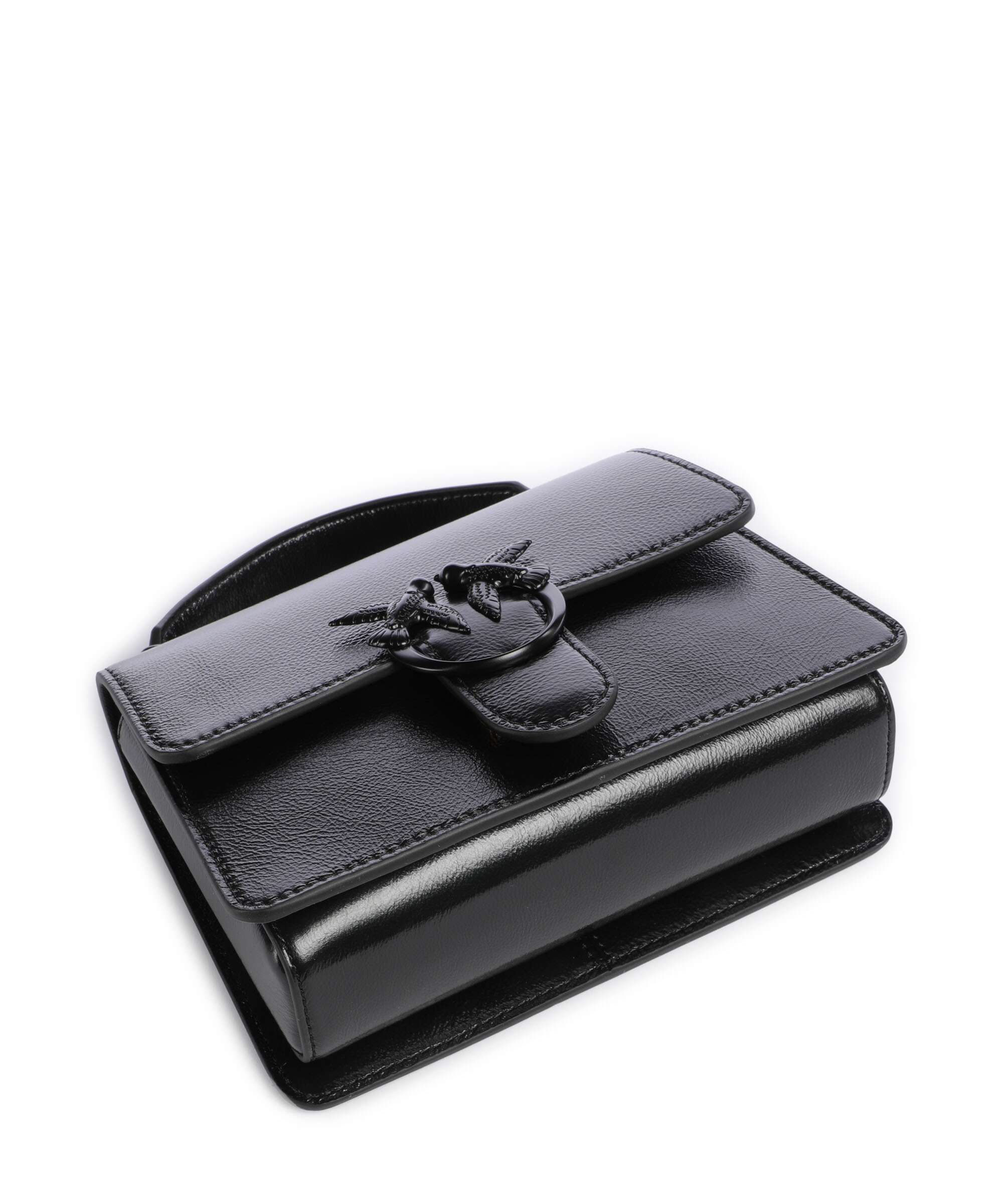 Pinko Love One Mini Sac à main nero limousine block color - Image 5