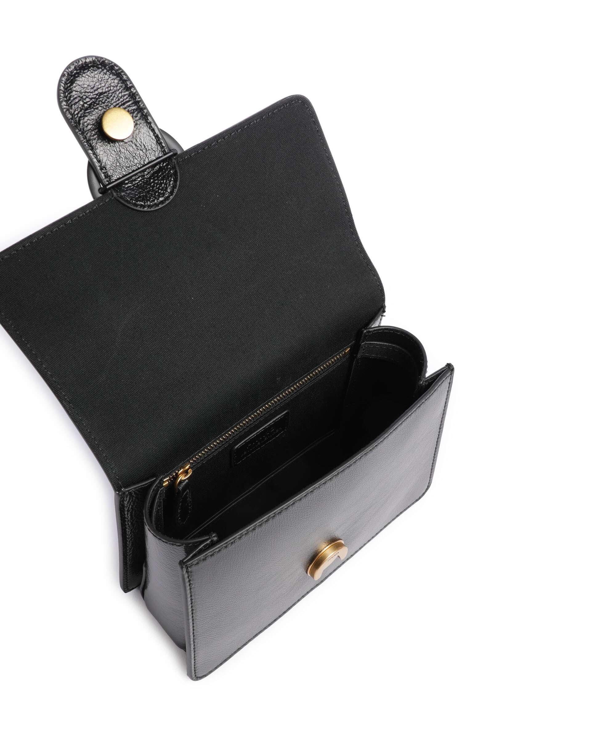 Pinko Love One Mini Sac à main nero limousine block color - Image 6