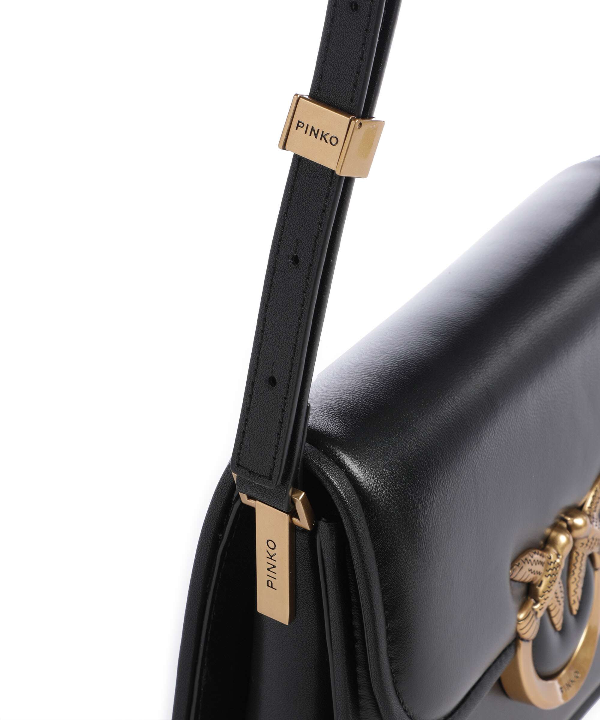 Pinko Love One Mini Sac bandoulière nero/antique gold - Image 4
