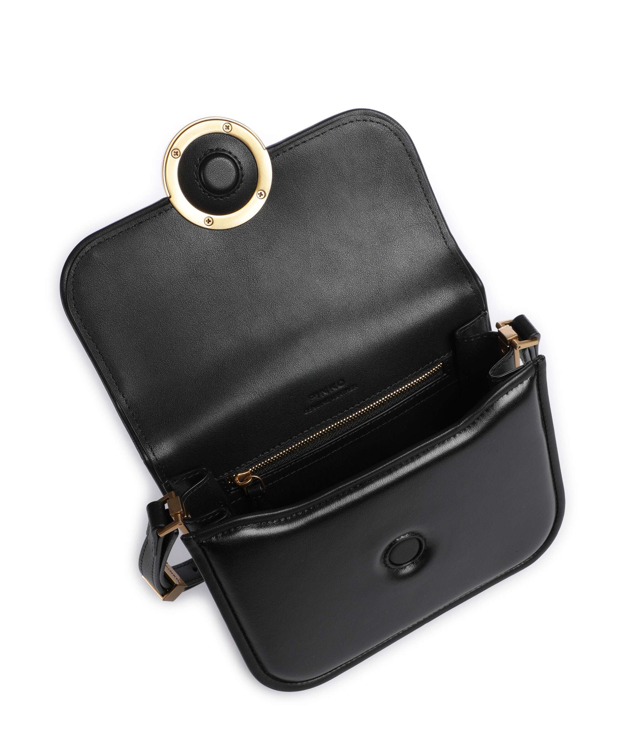 Pinko Love One Mini Sac bandoulière nero/antique gold - Image 6