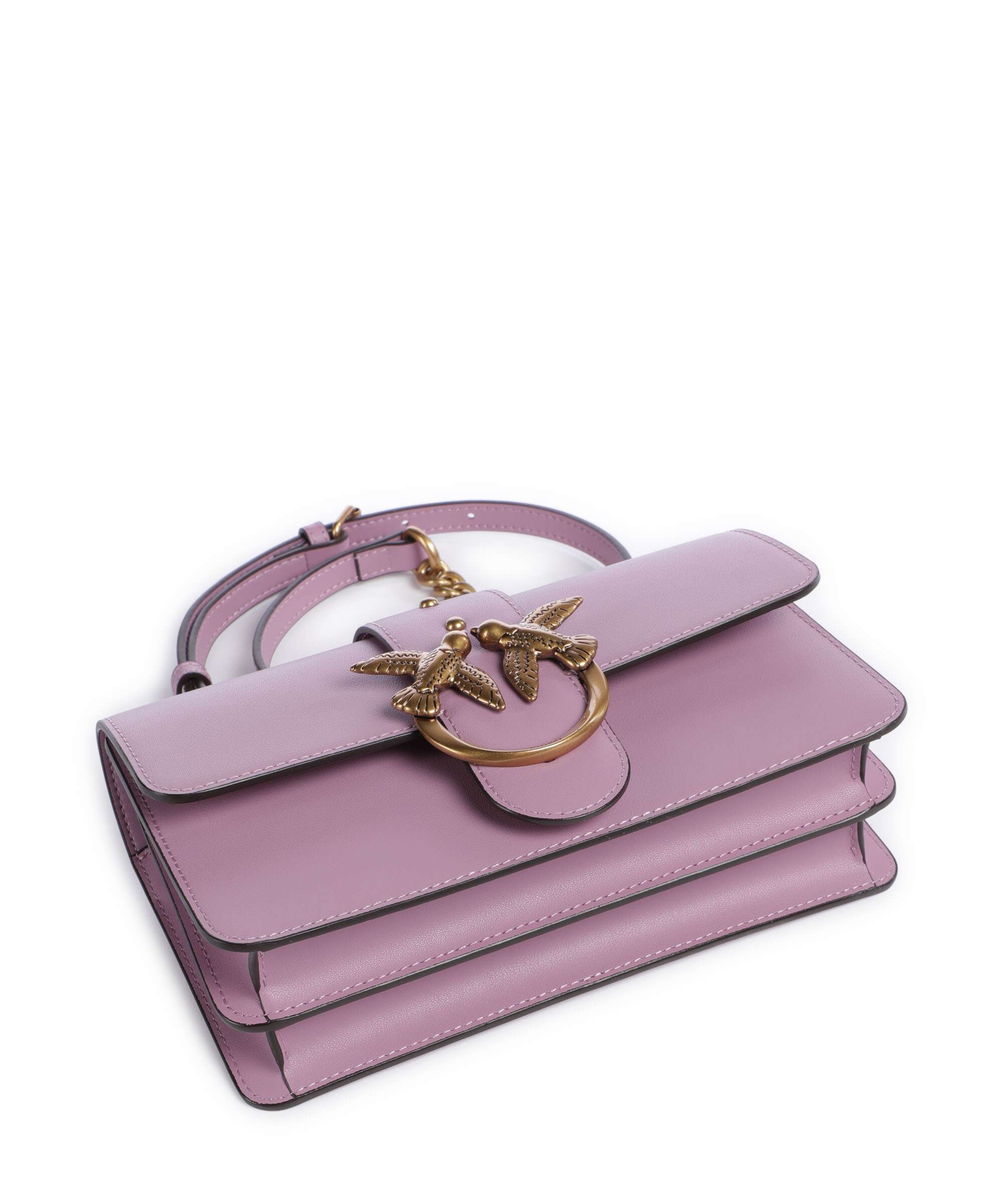Pinko Love One Mini Sac bandoulière lilla/antique gold - Image 5
