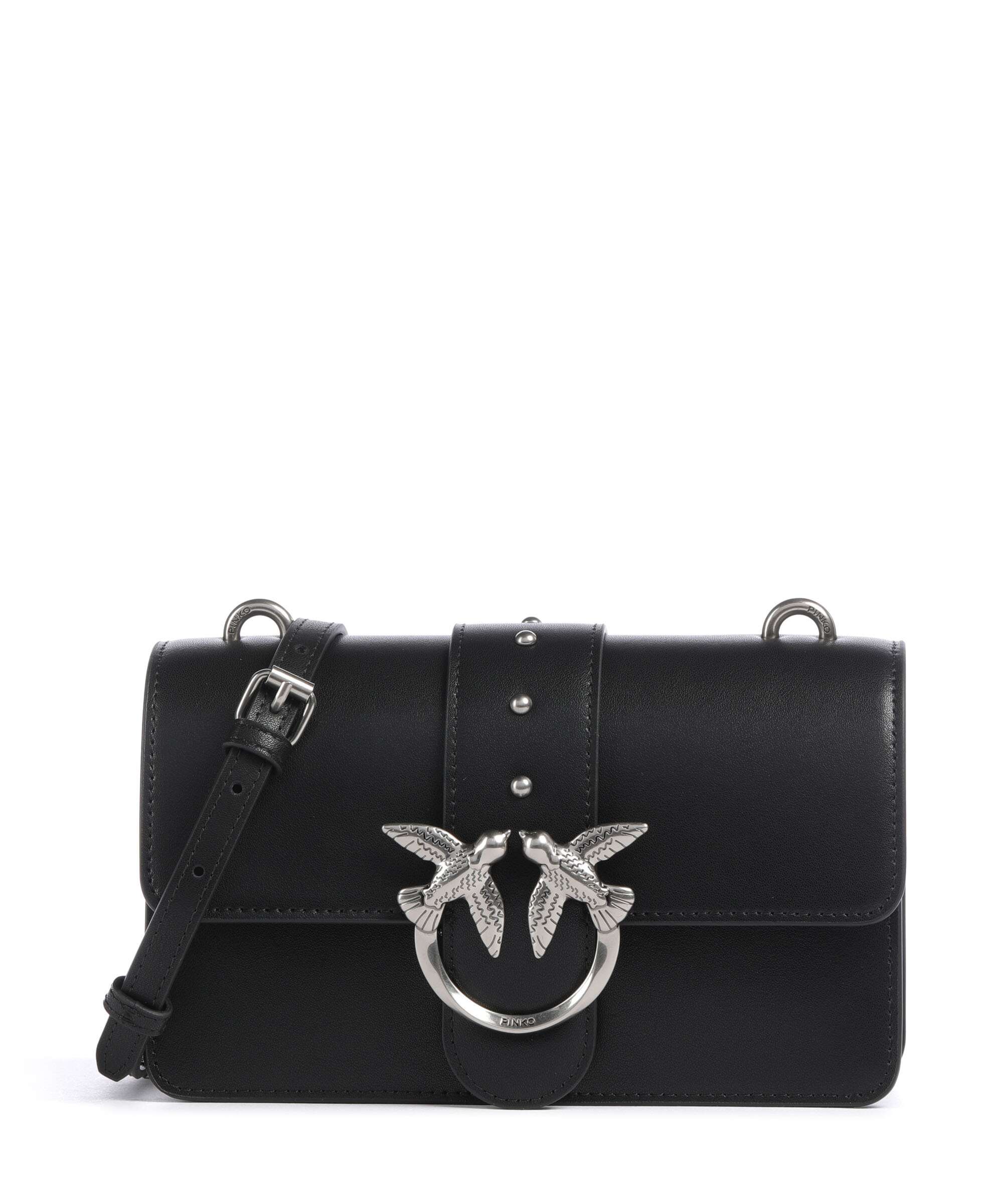 Pinko Love One Mini Sac bandoulière nero/old silver