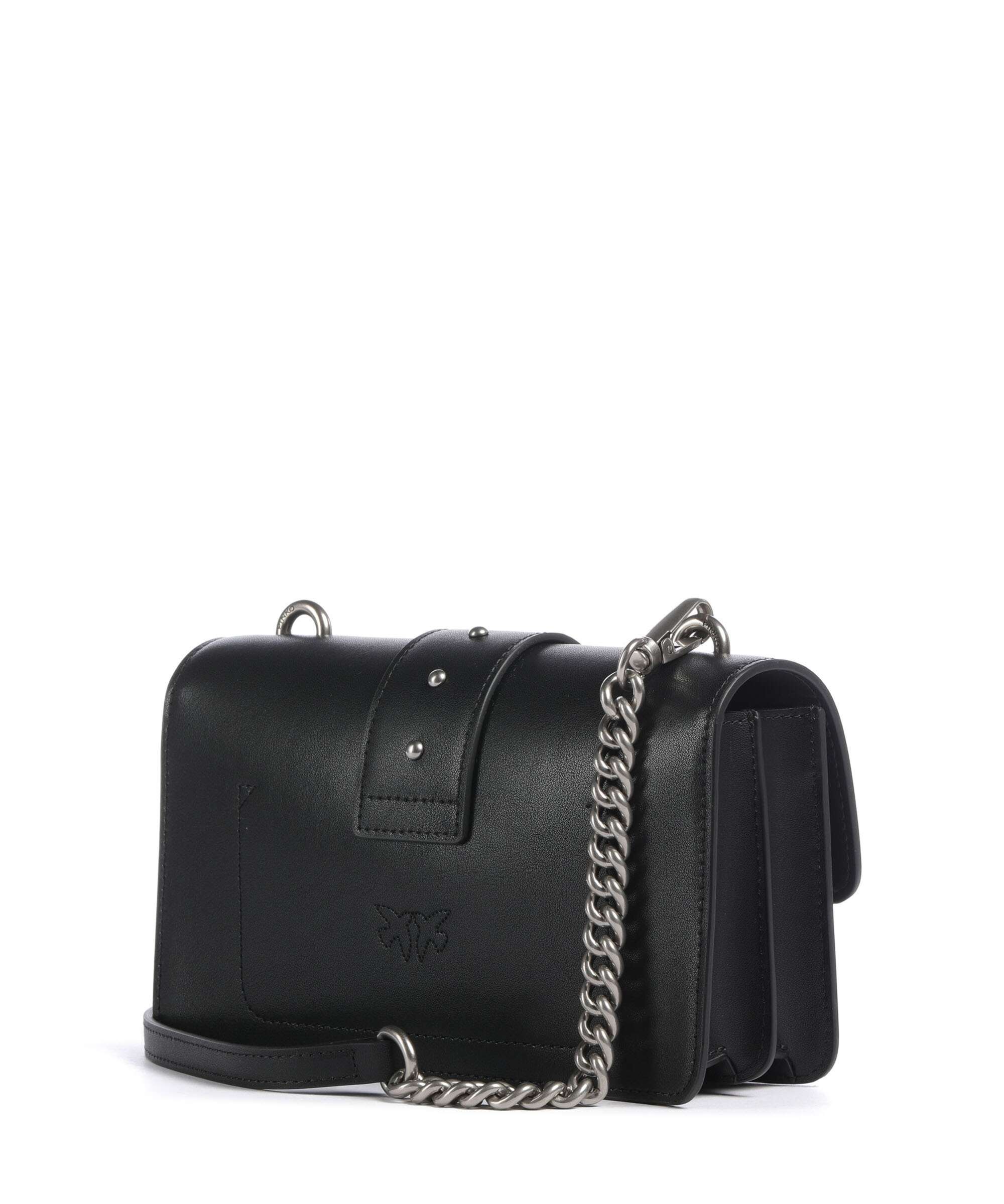 Pinko Love One Mini Sac bandoulière nero/old silver - Image 2