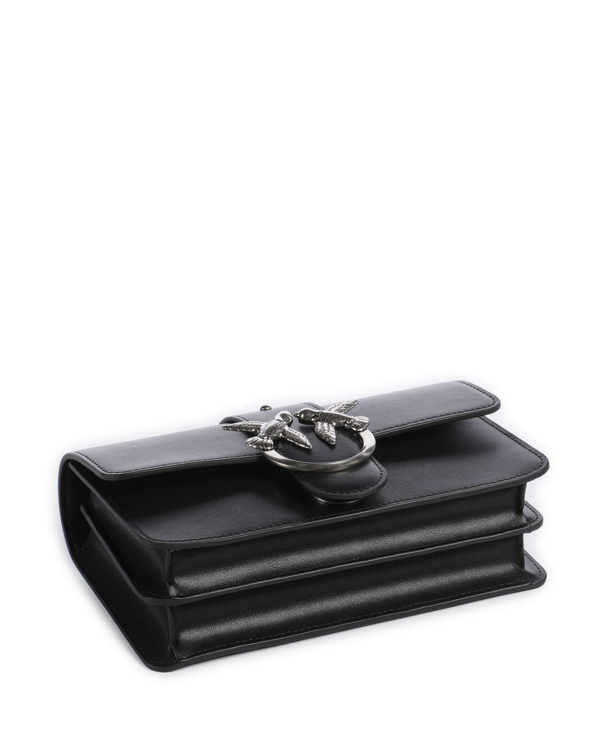 Pinko Love One Mini Sac bandoulière nero/old silver - Image 5