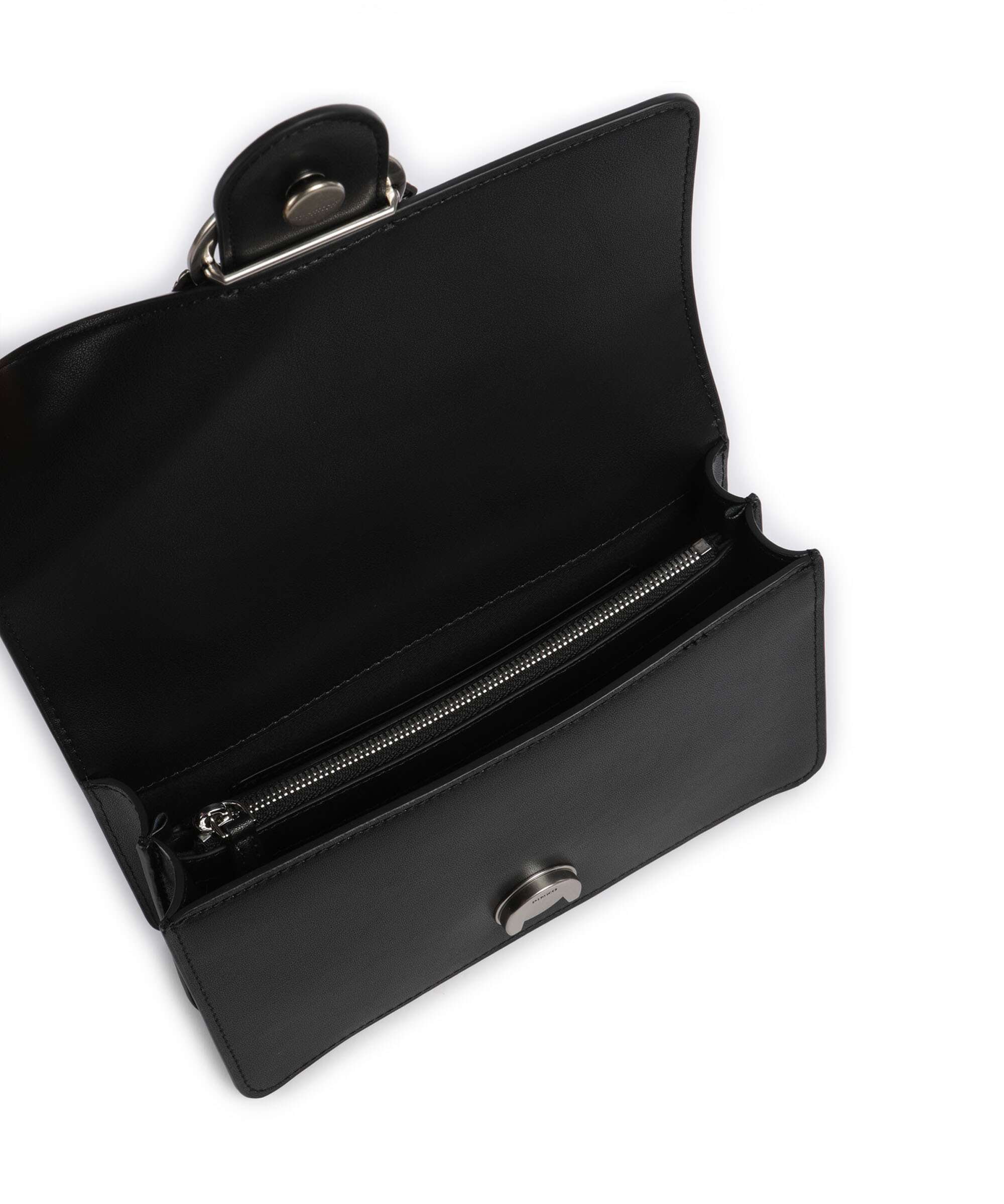 Pinko Love One Mini Sac bandoulière nero/old silver - Image 6