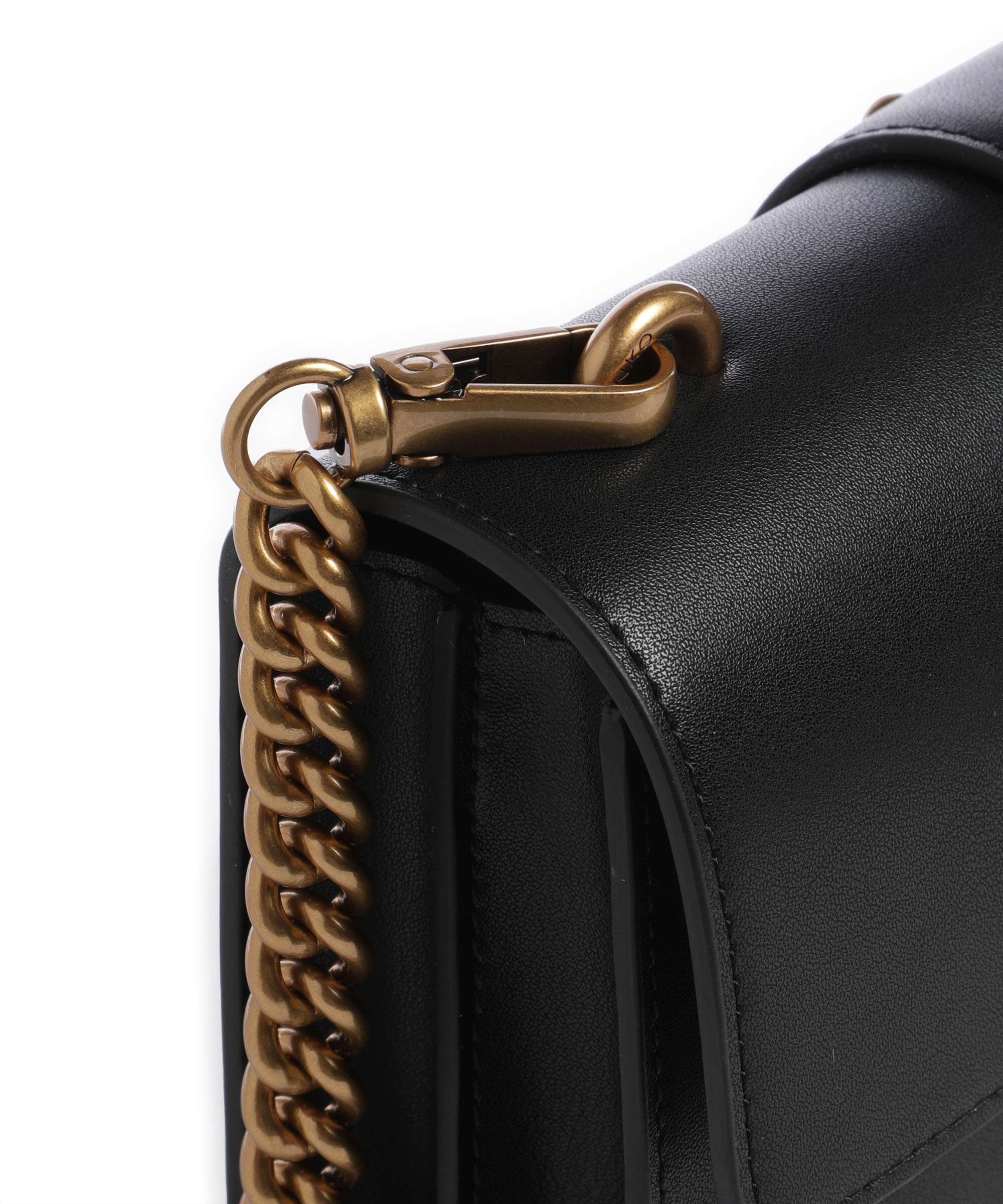 Pinko Love One Mini Sac bandoulière nero/antique gold - Image 4