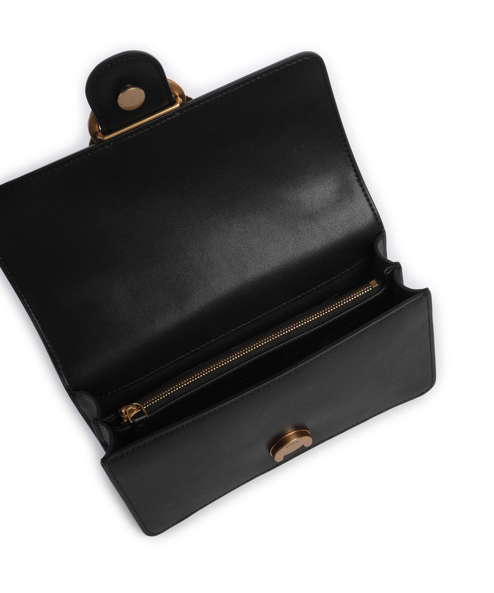 Pinko Love One Mini Sac bandoulière nero/antique gold - Image 6
