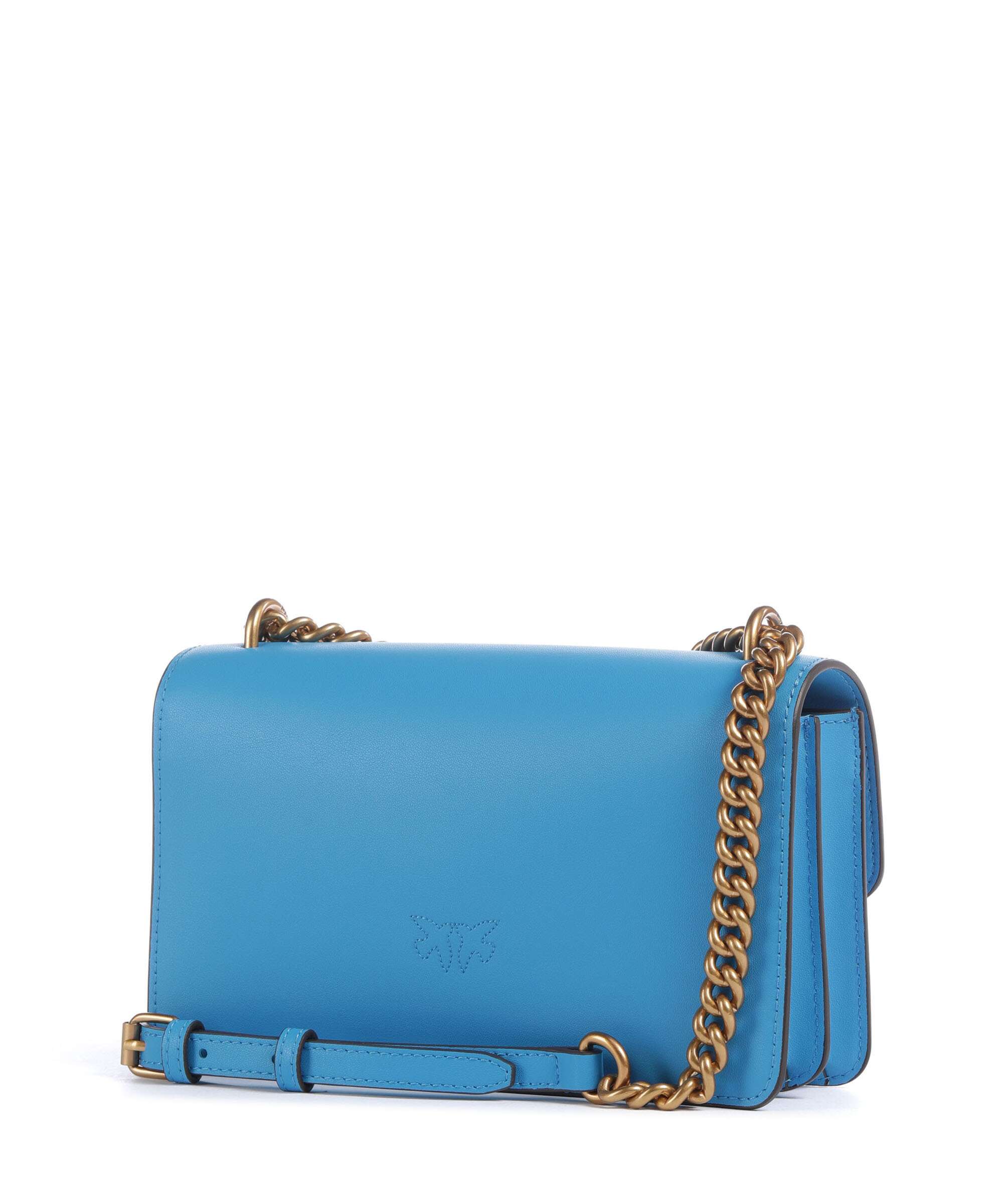 Pinko Love One Mini Sac porté épaule azzurro dresda/antique gold - Image 2