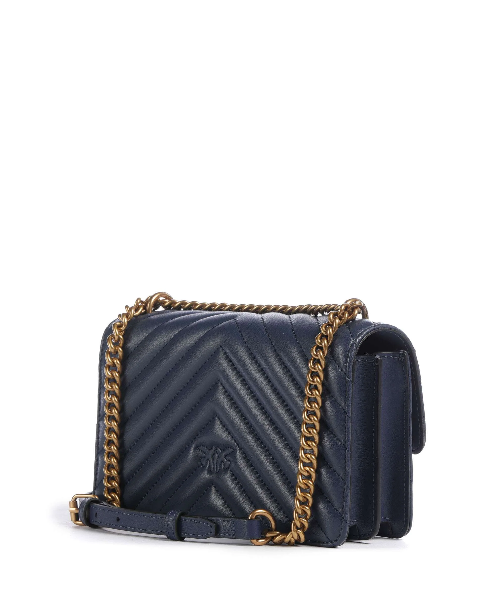 Pinko Love One Mini Sac porté épaule blu indaco ombroso/antique gold - Image 2