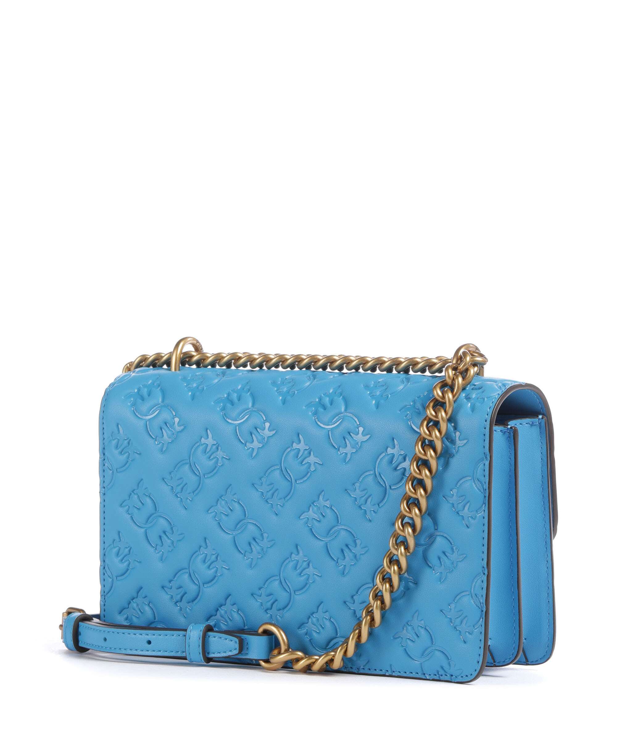 Pinko Love One Mini Sac porté épaule azzurro dresda/antique gold - Image 2
