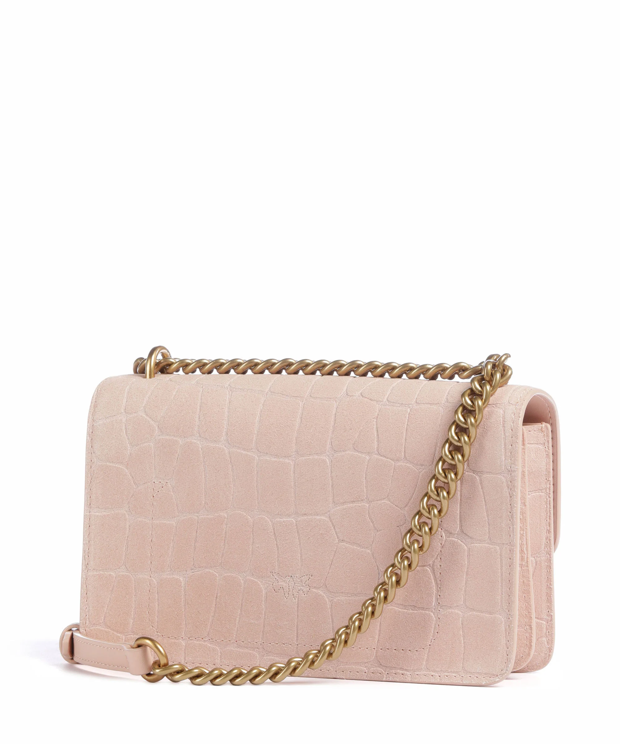 Pinko Love One Mini Sac porté épaule light pink/antique gold - Image 2