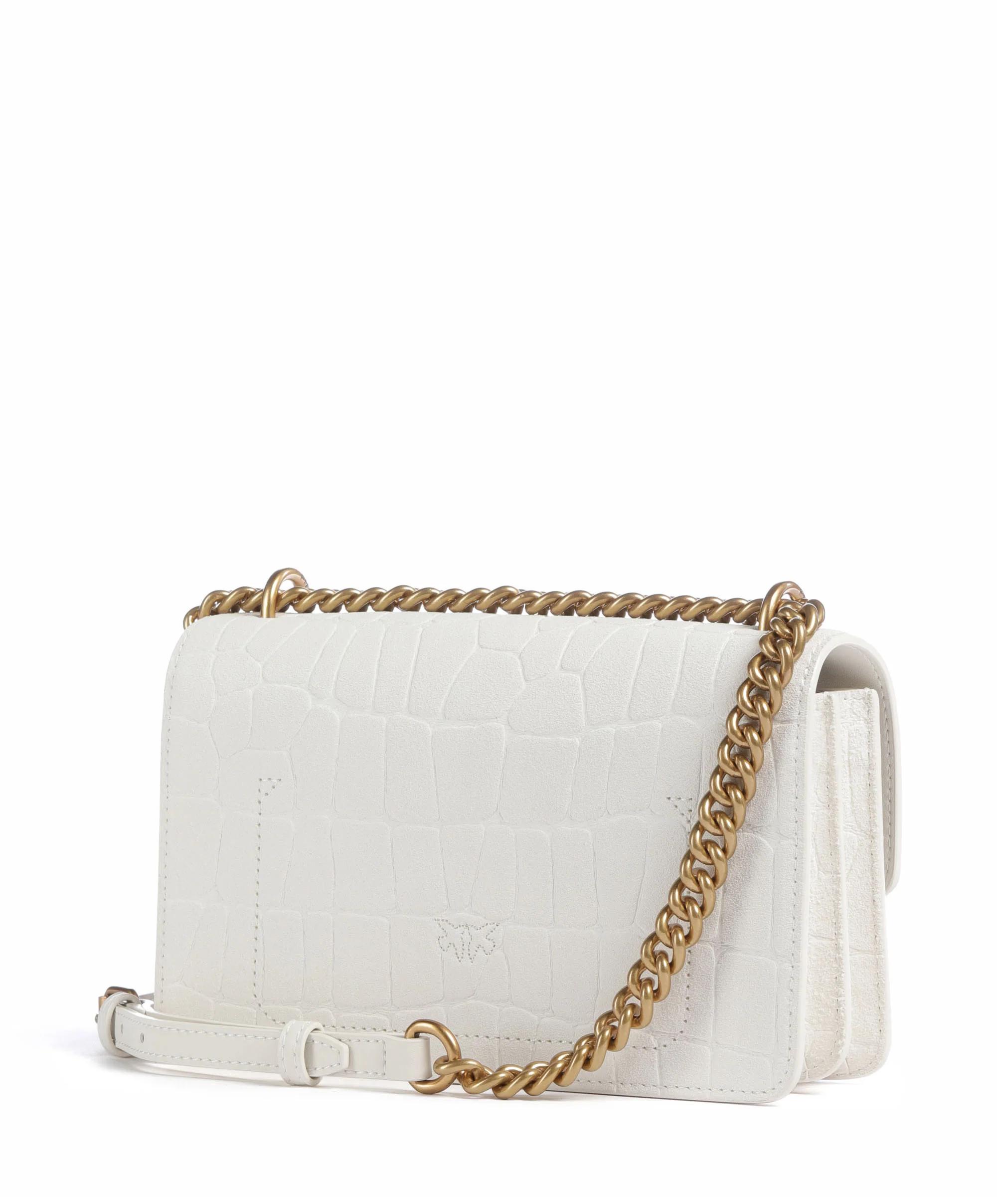 Pinko Love One Mini Sac porté épaule bianco nembo/antique gold - Image 2