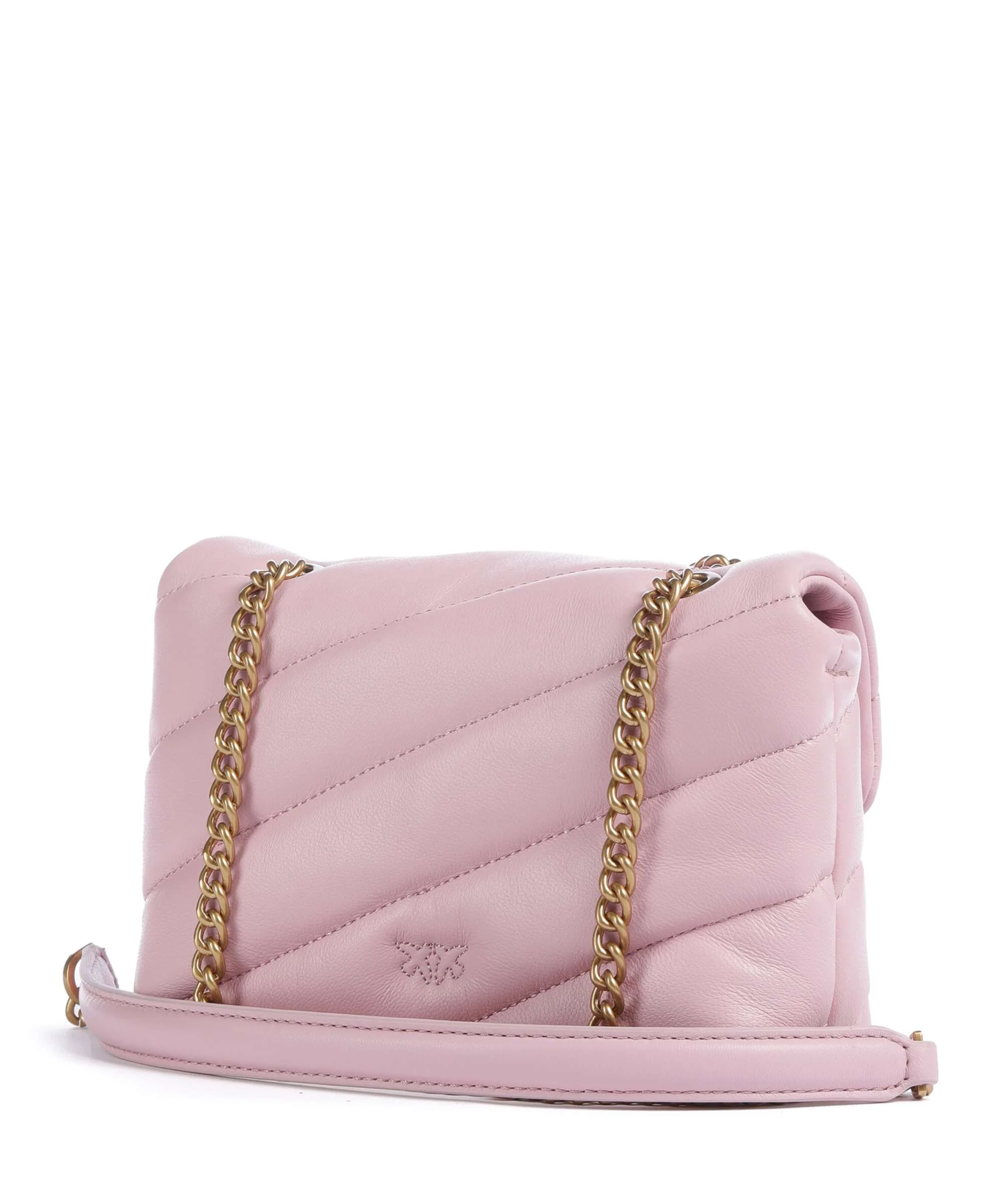 Pinko Love Puff Baby Sac porté épaule rosa chiaro/antique gold - Image 2