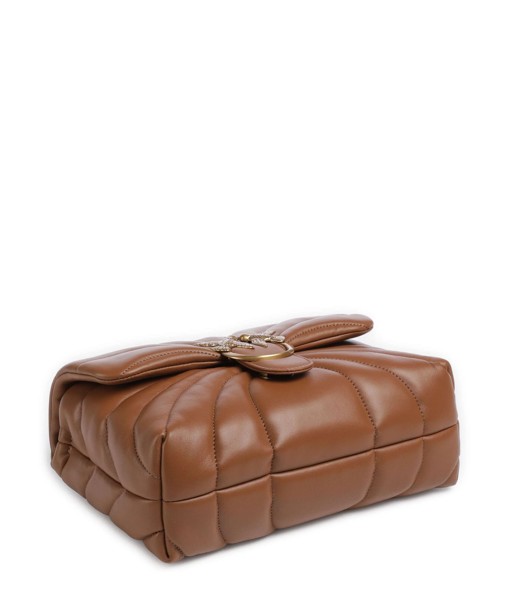 Pinko Love Puff Classic Sac porté épaule marrone/leone/antique gold - Image 6