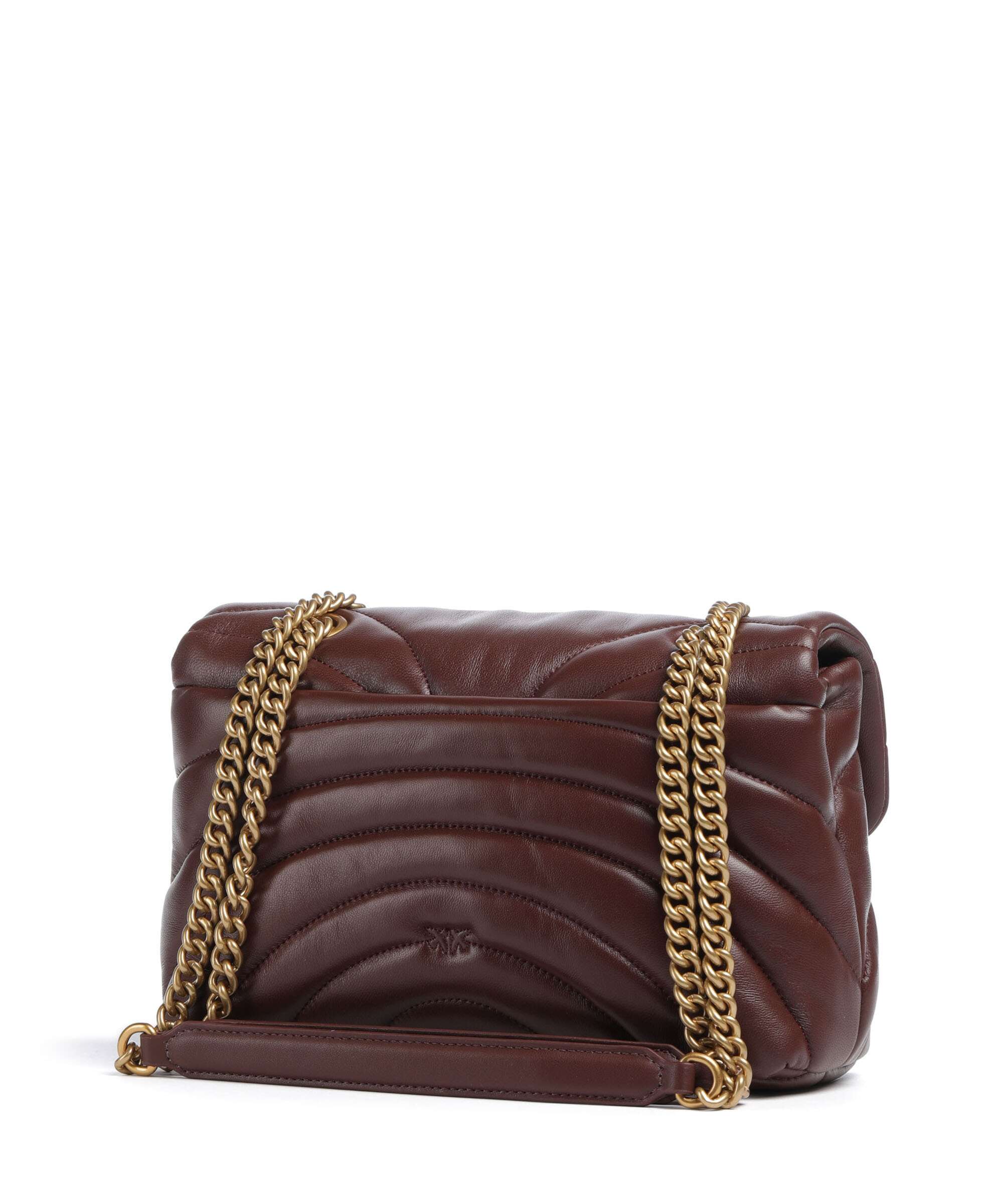 Pinko Love Puff Classic Sac porté épaule burgundy wine/antique gold - Image 2