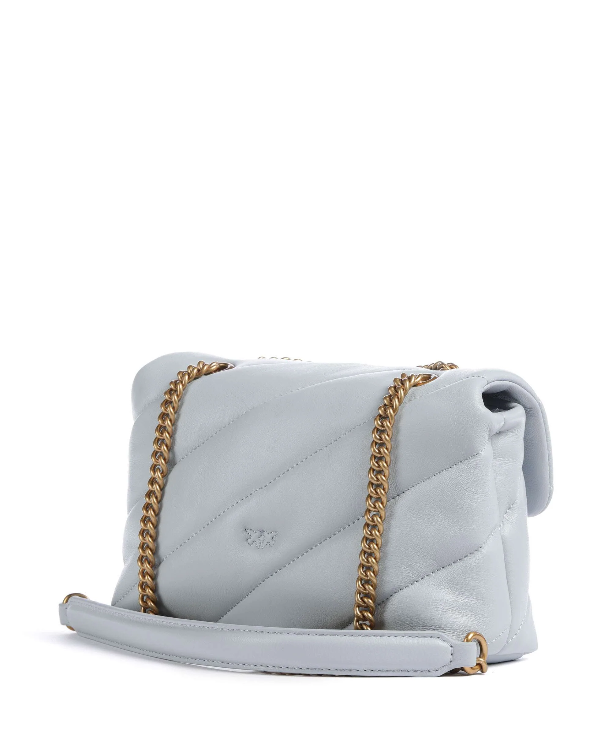 Pinko Love Puff Mini Sac porté épaule azzurro celeste/antique gold - Image 2