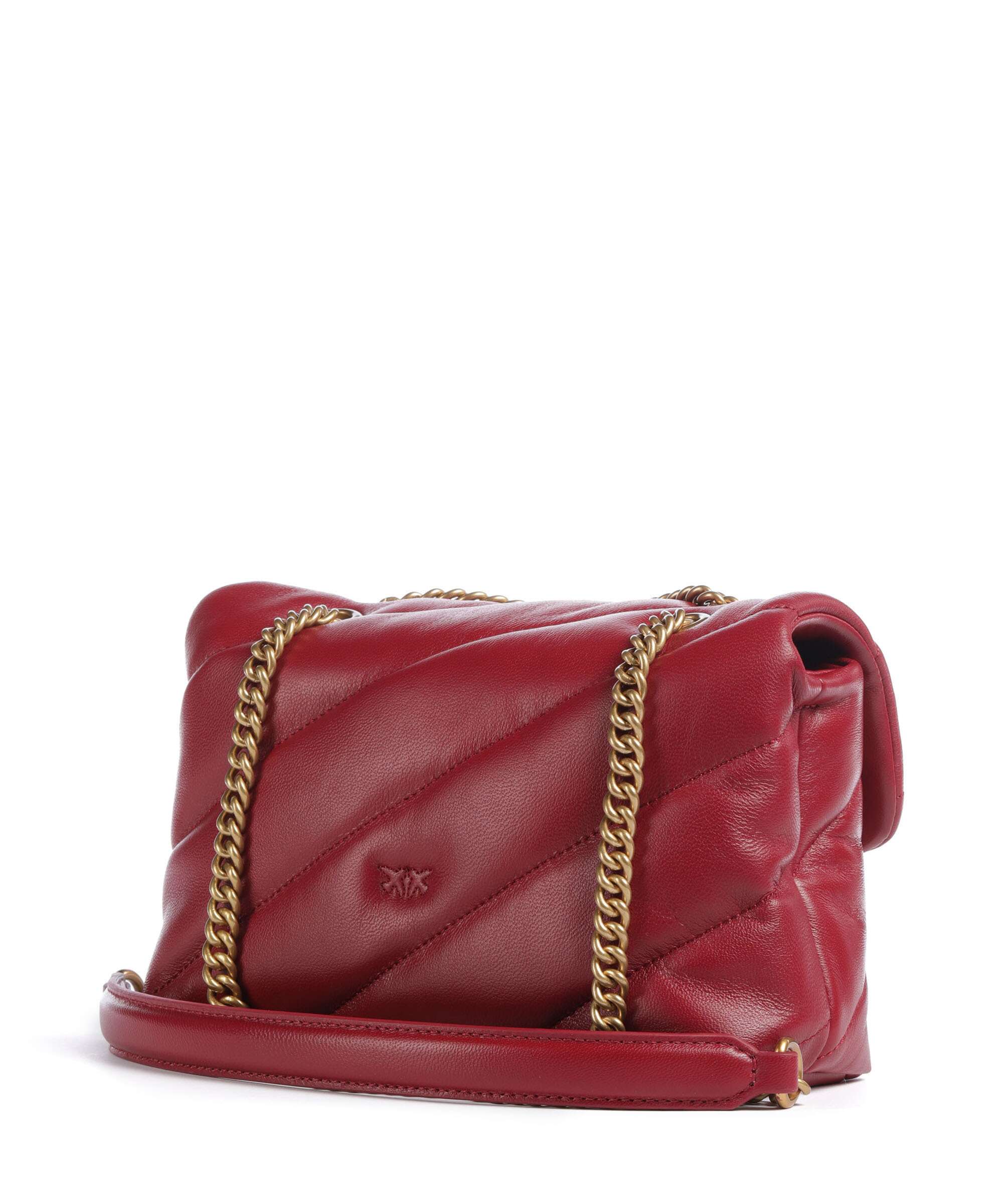 Pinko Love Puff Mini Sac porté épaule rosso scuro/antique gold - Image 2
