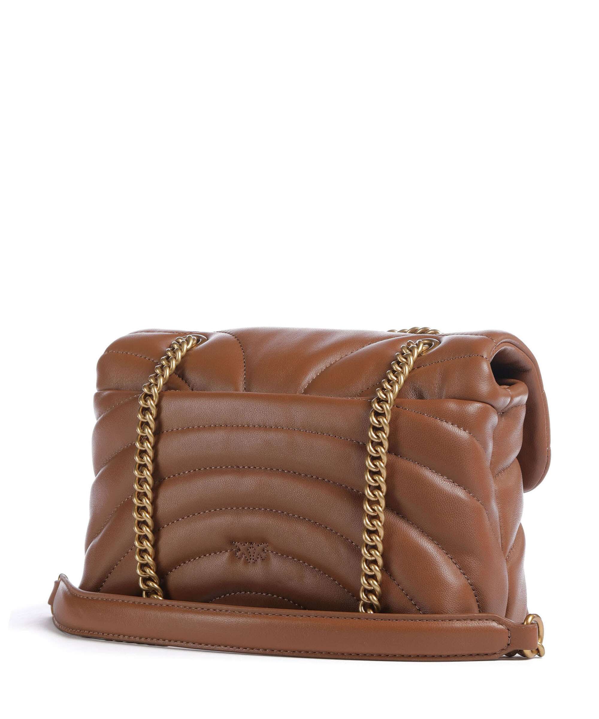 Pinko Love Puff Mini Sac porté épaule marrone/leone/antique gold - Image 2