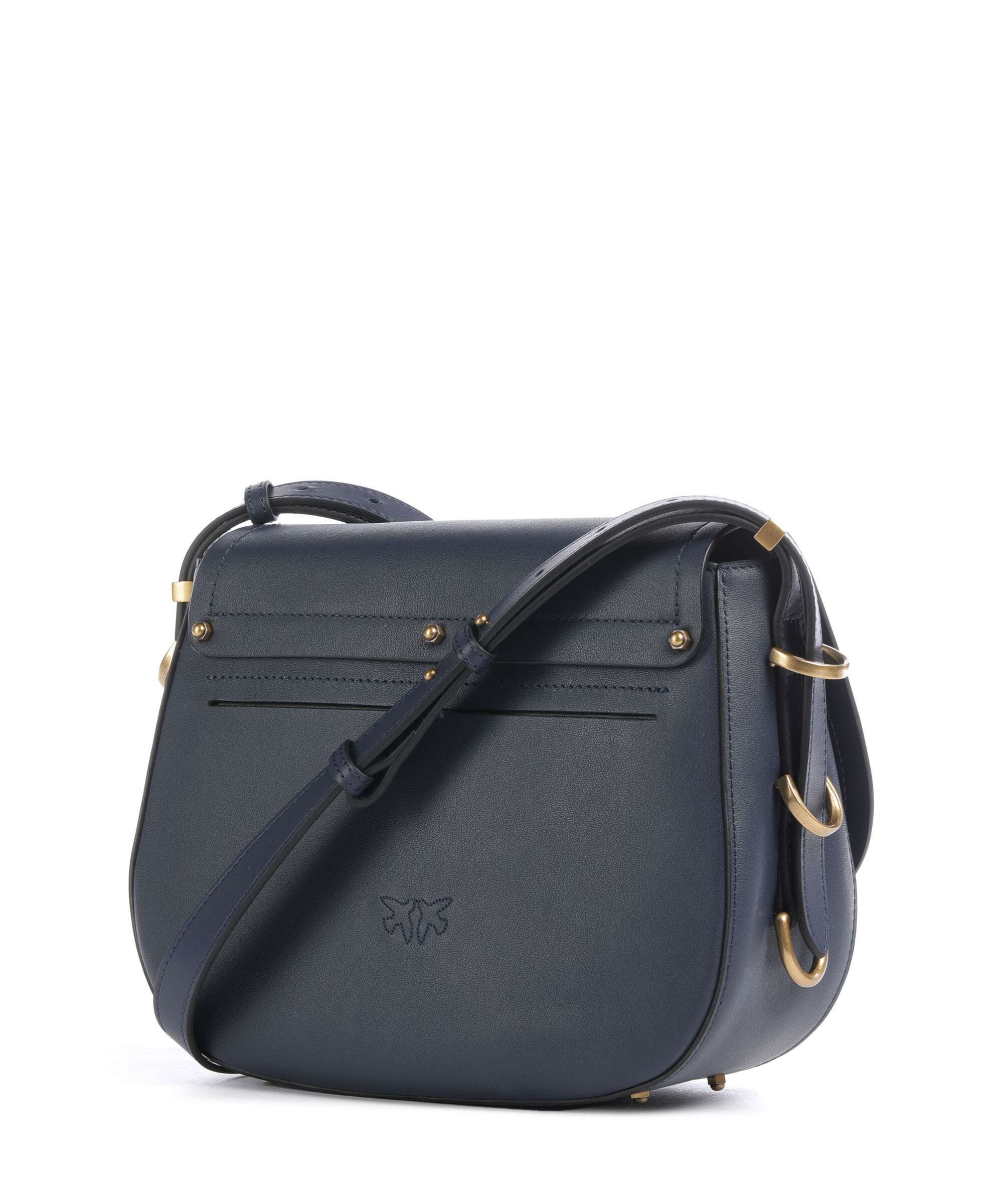 Pinko Saddle Classic Sac bandoulière blu indaco ombroso/antique gold - Image 2