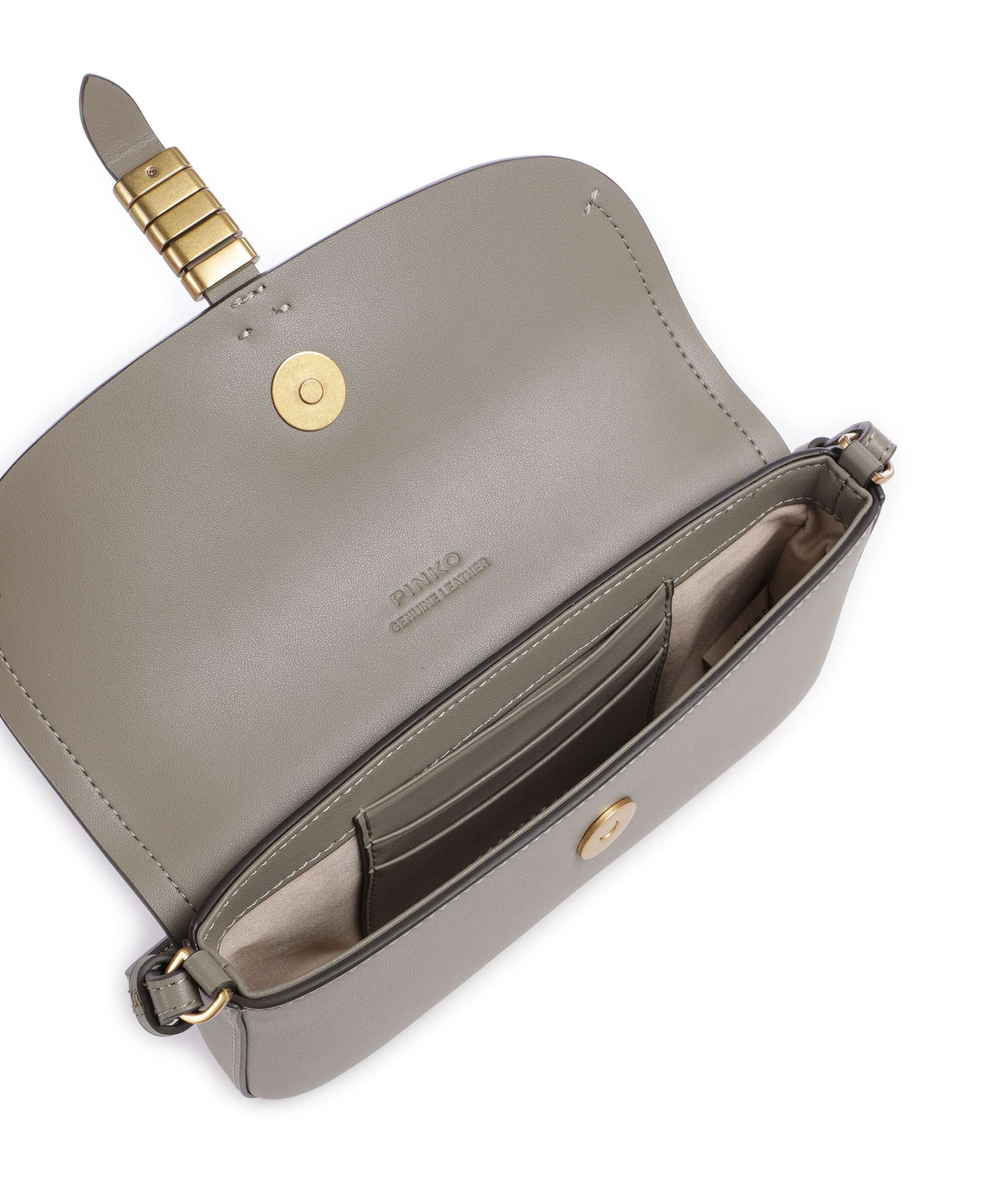 Pinko Saddle Flat Sac bandoulière noce/antique gold - Image 6